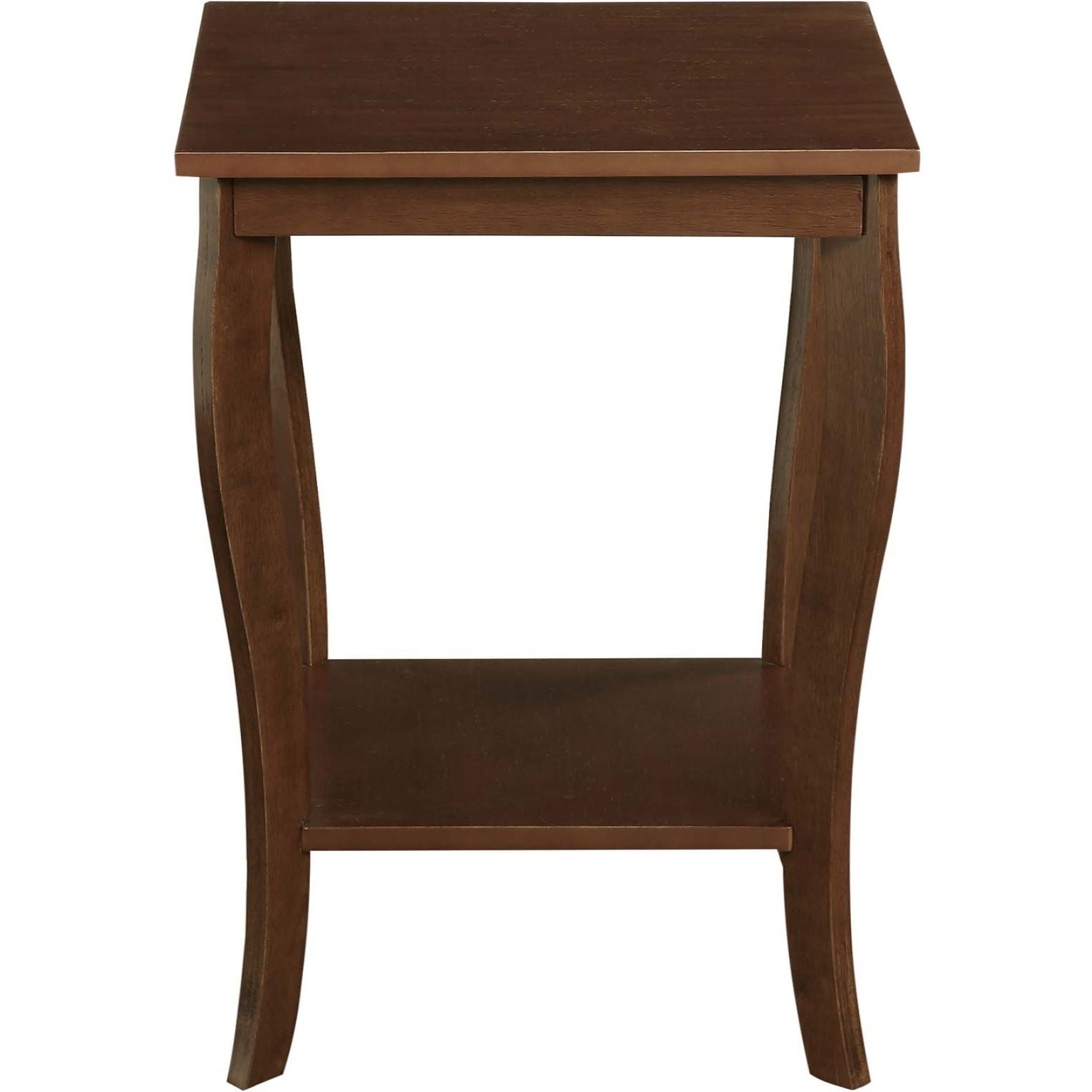 American Heritage Square End Table With Shelf