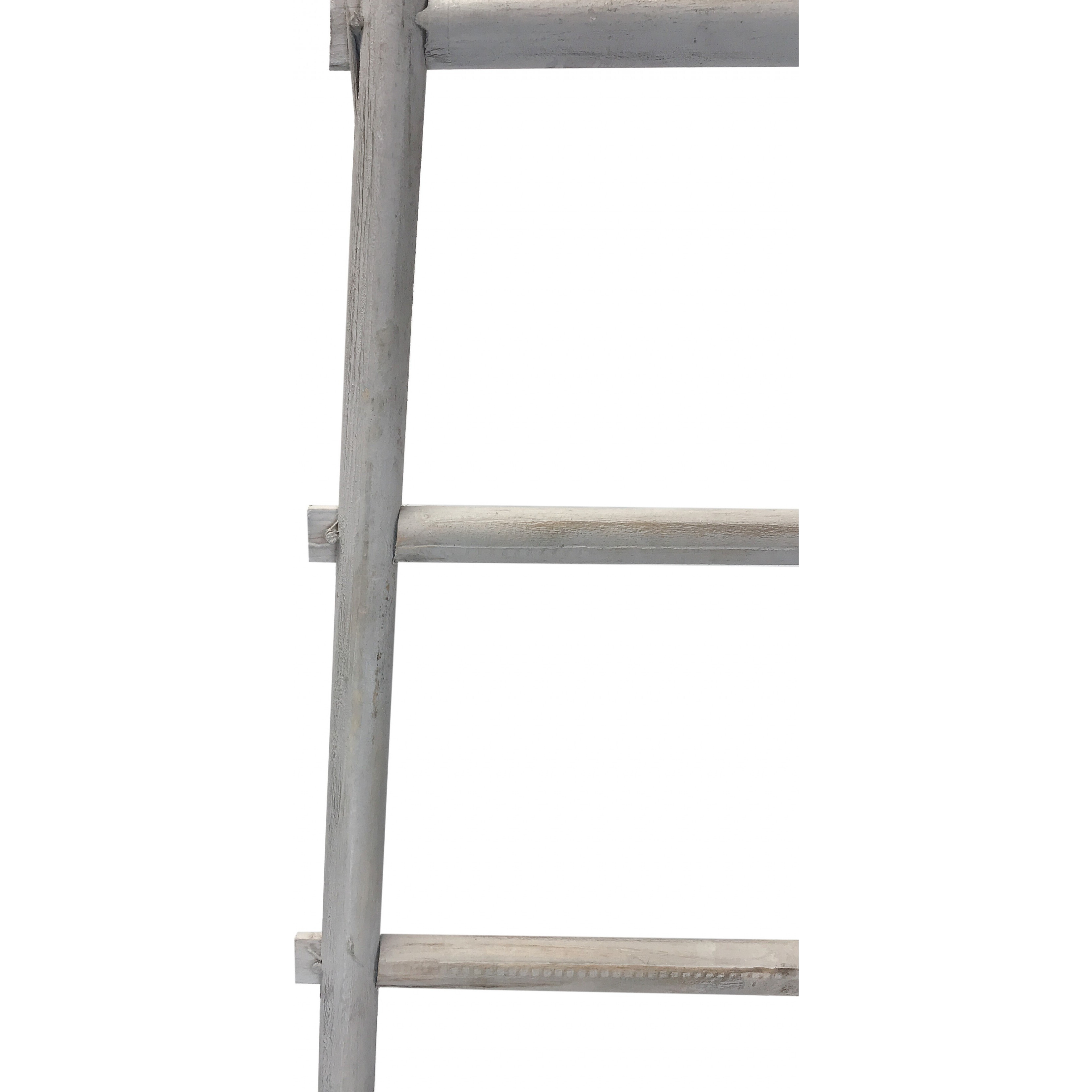 5 Step Grey Decorative Ladder Shelve
