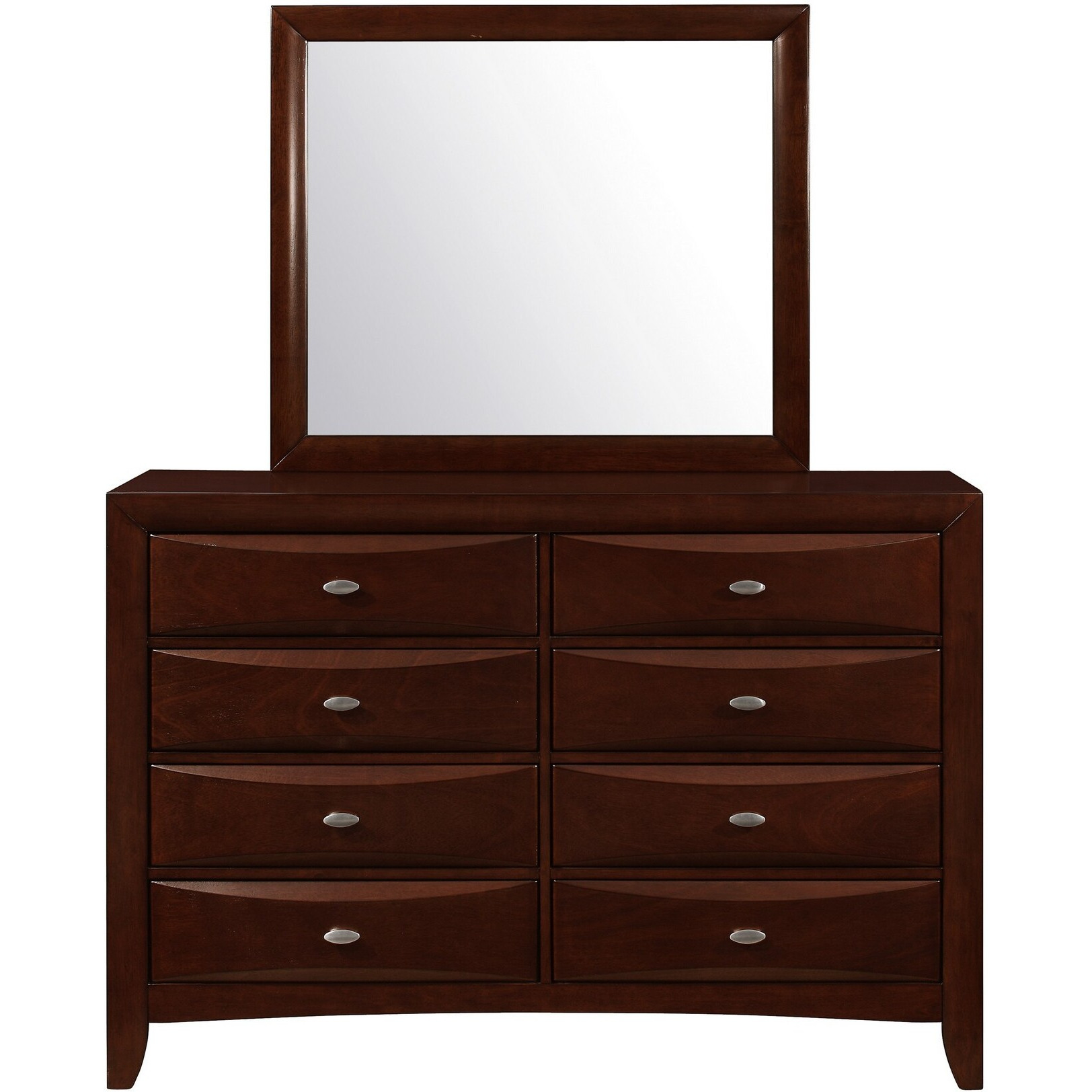 New Merlot Dresser With 5 Chambared Drawer
