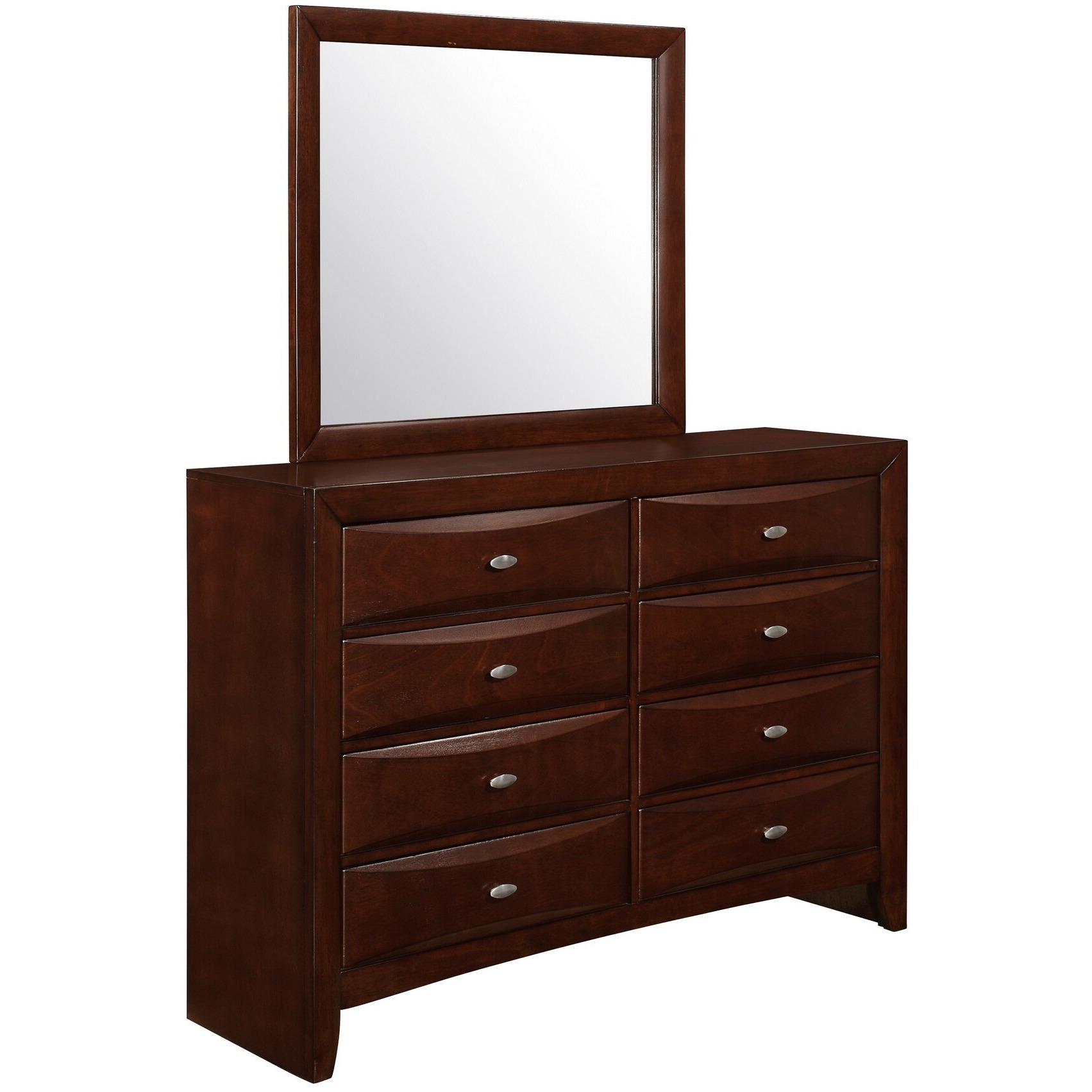 New Merlot Dresser With 5 Chambared Drawer