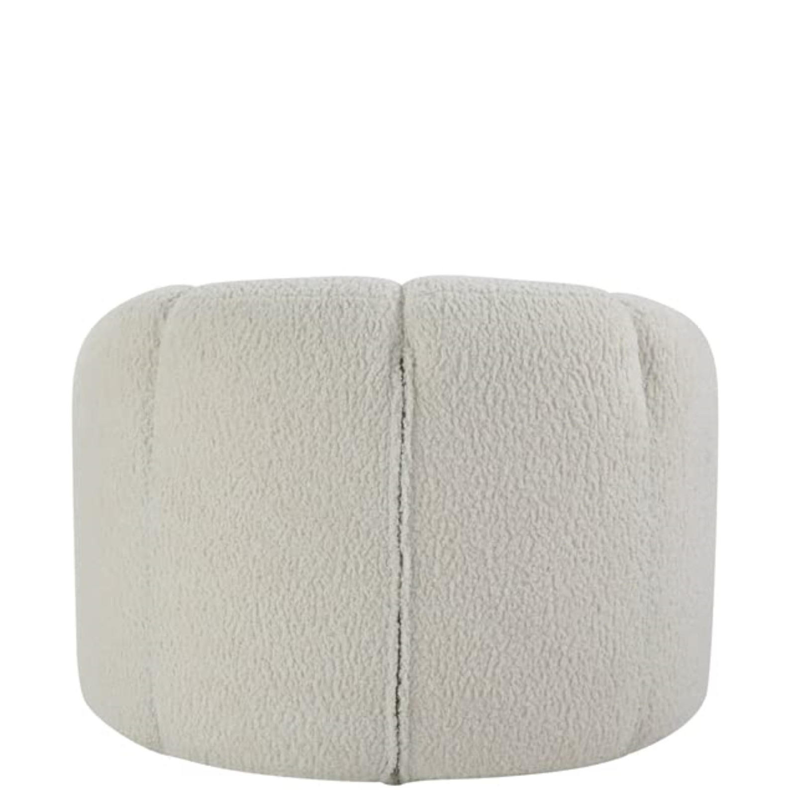 Lv00230 - Chair W/Swivel  White Teddy Sherpa - Osmash