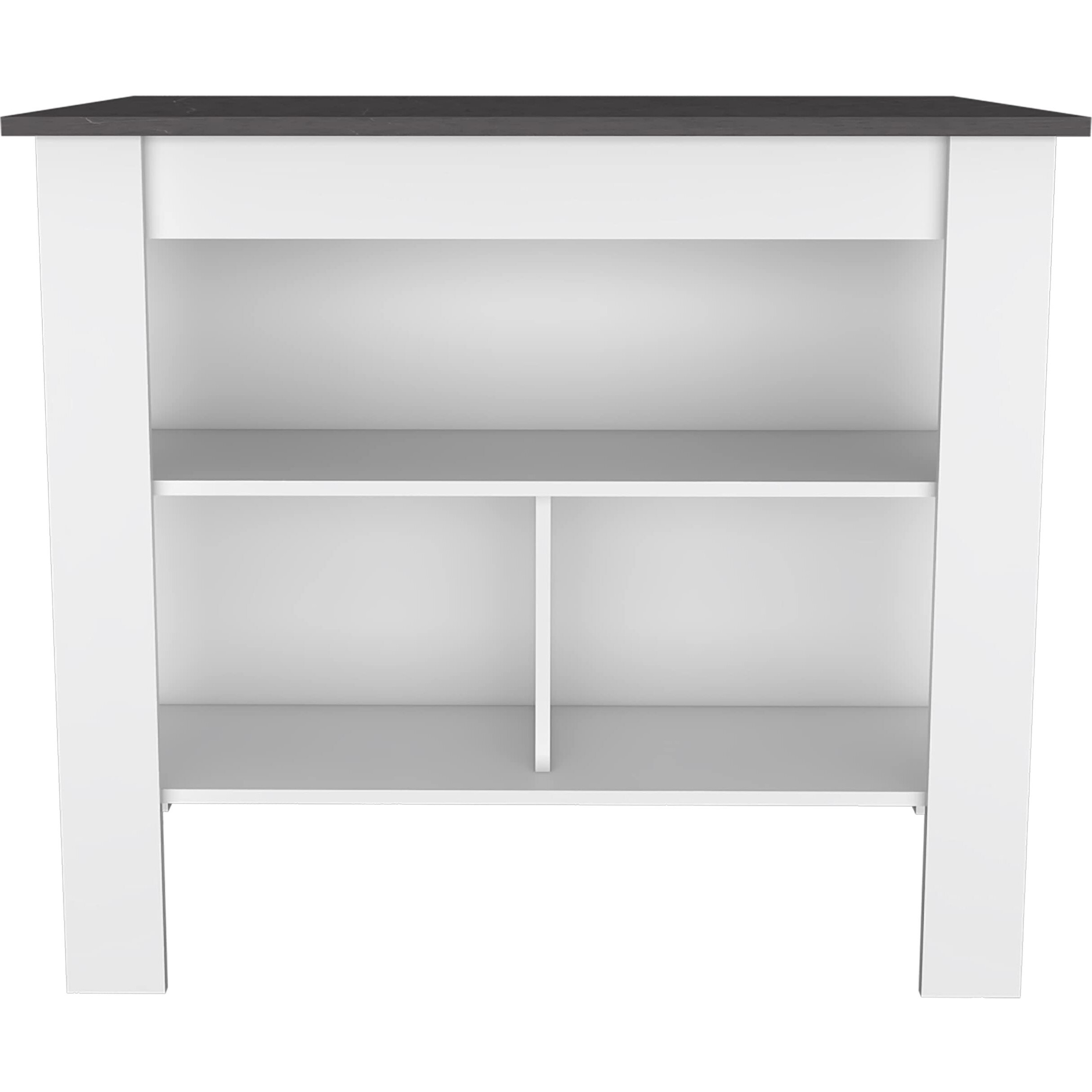 Delos Kitchen Island White - Onix