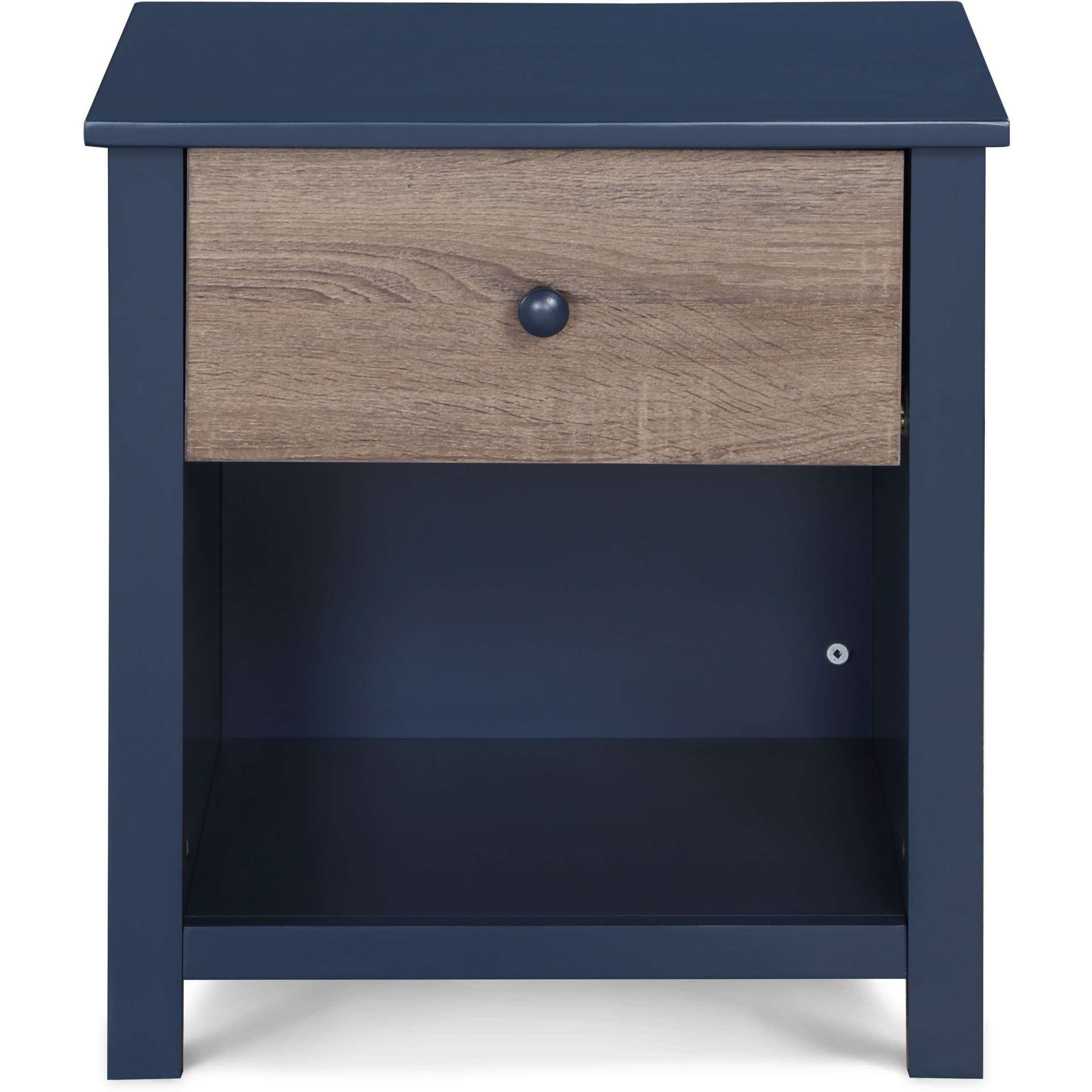 Connelly Nightstand Midnight Bluevintage Walnut(D0102H7Ci82)