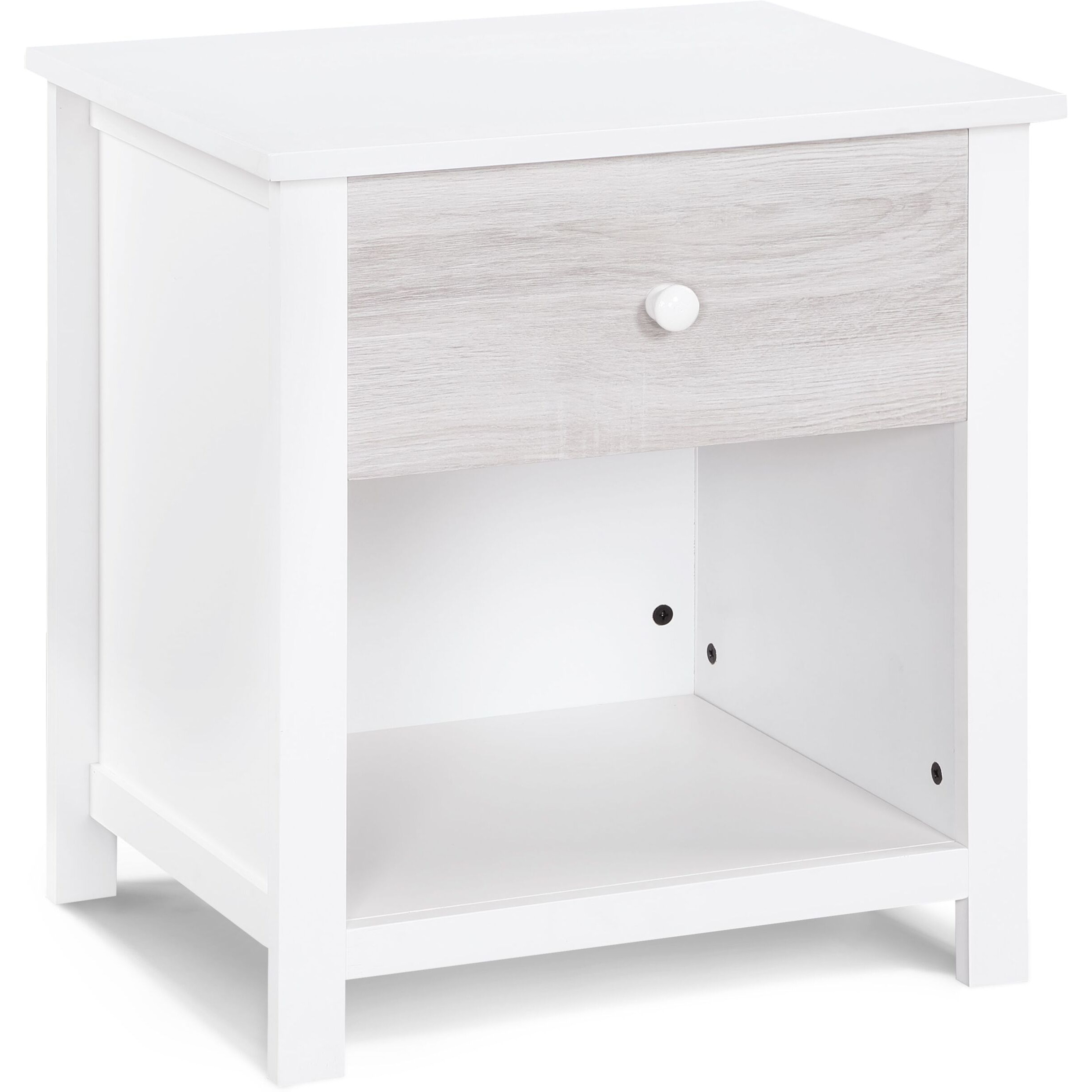 Connelly Nightstand Whiterockport Gray(D0102H7Ci68)