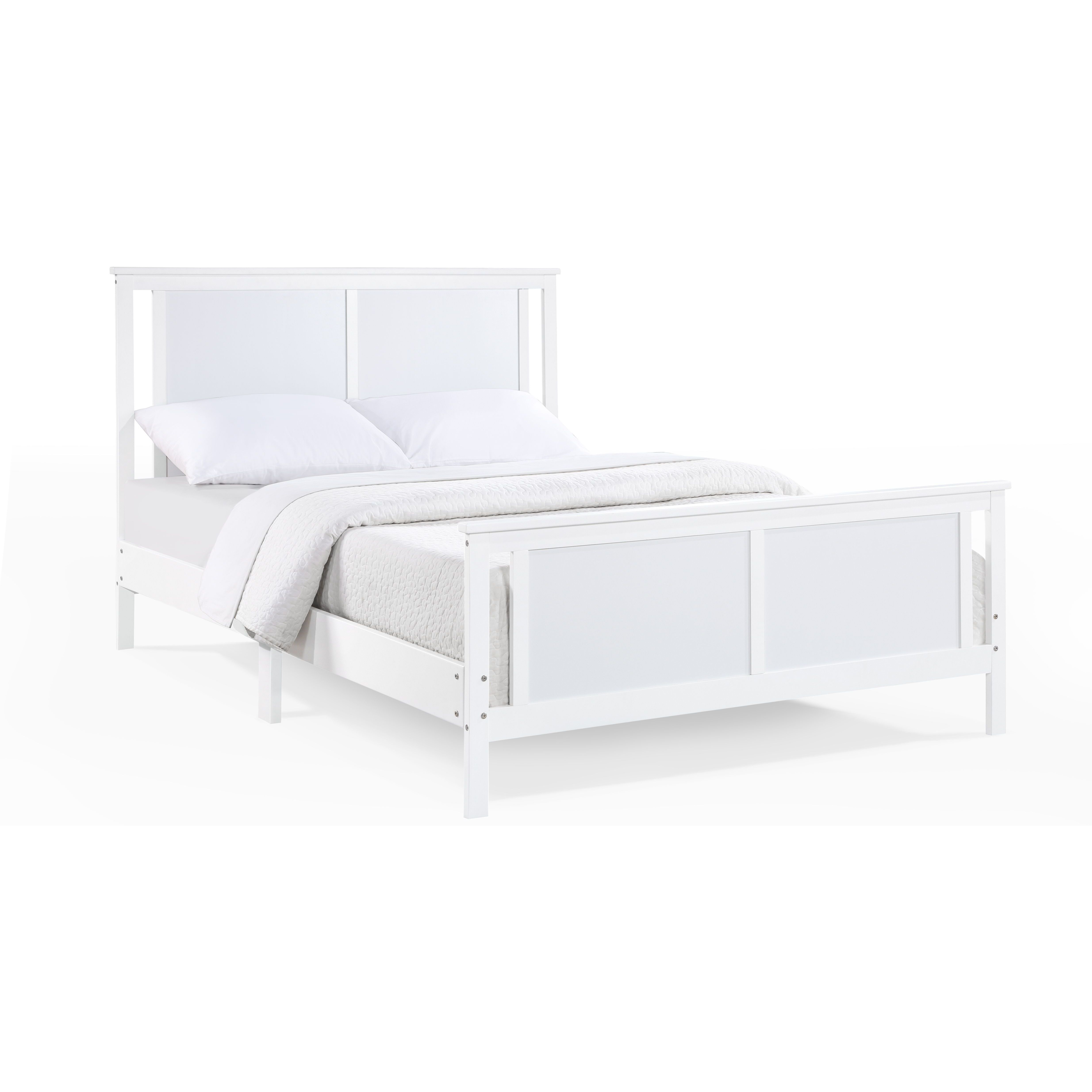 Connelly Full Bed Whiterockport Gray(D0102H7Ci6J)
