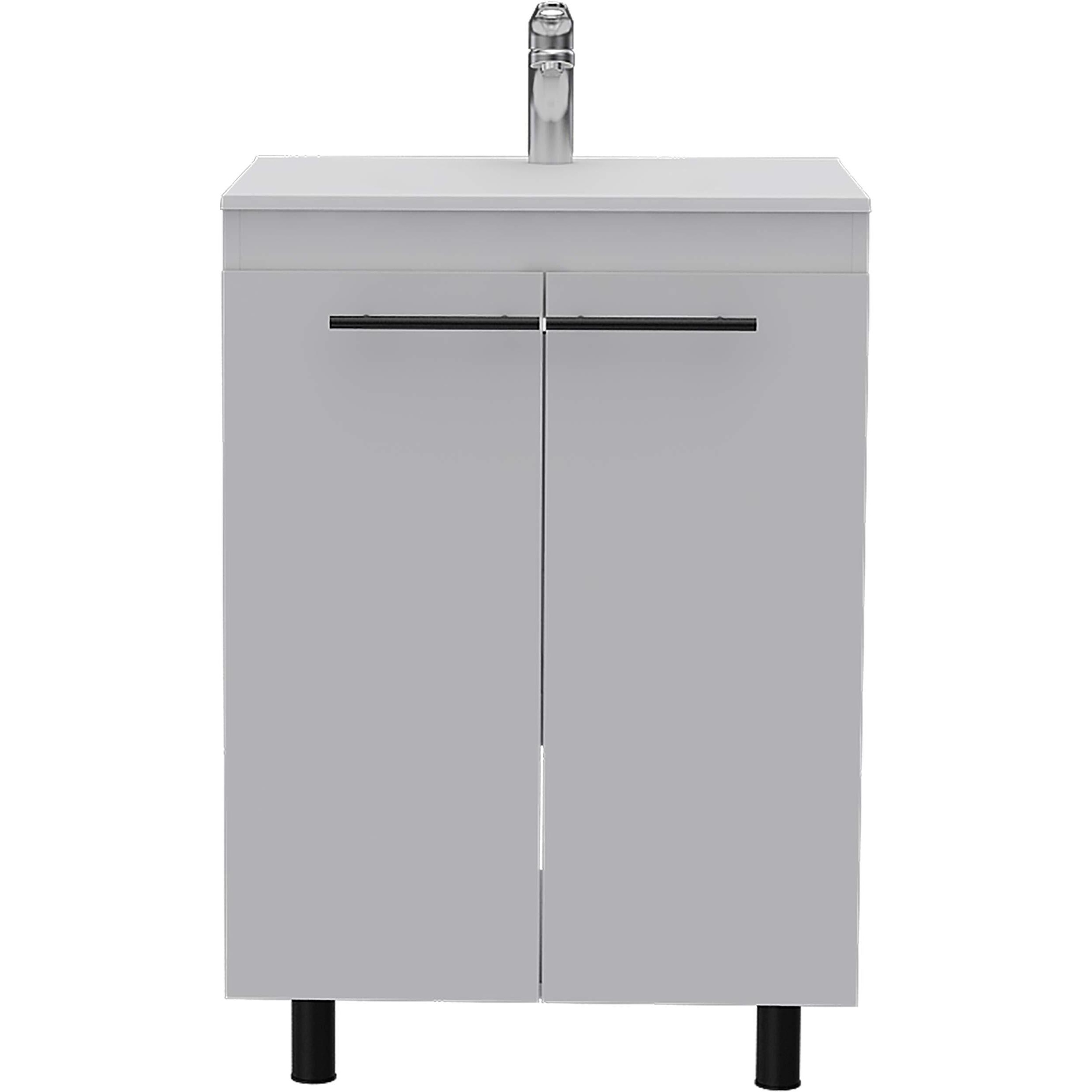 Dustin Free Standing Sink Cabinet White