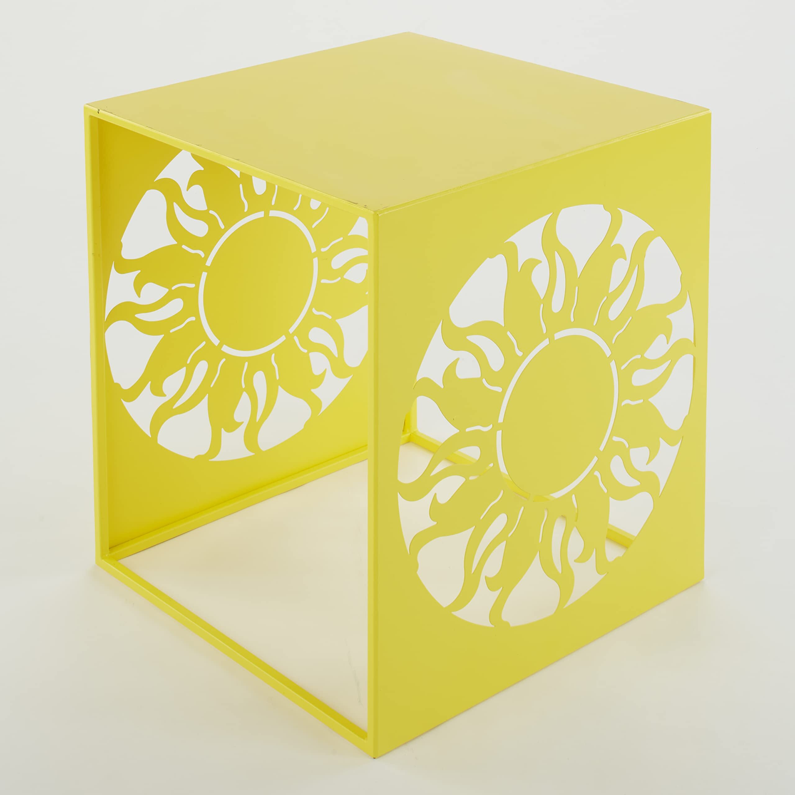Metal Icon Side Tables - Sun