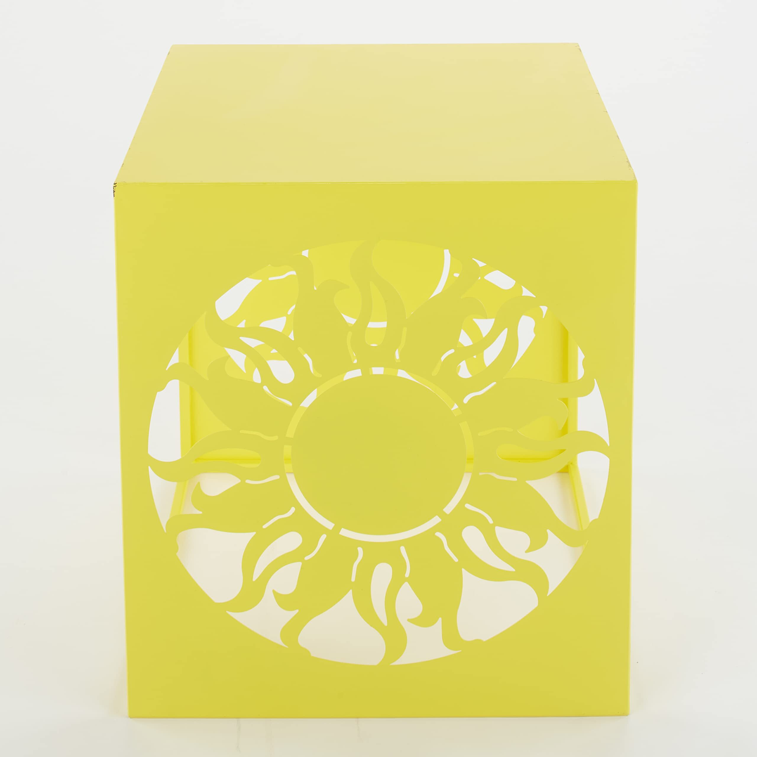 Metal Icon Side Tables - Sun