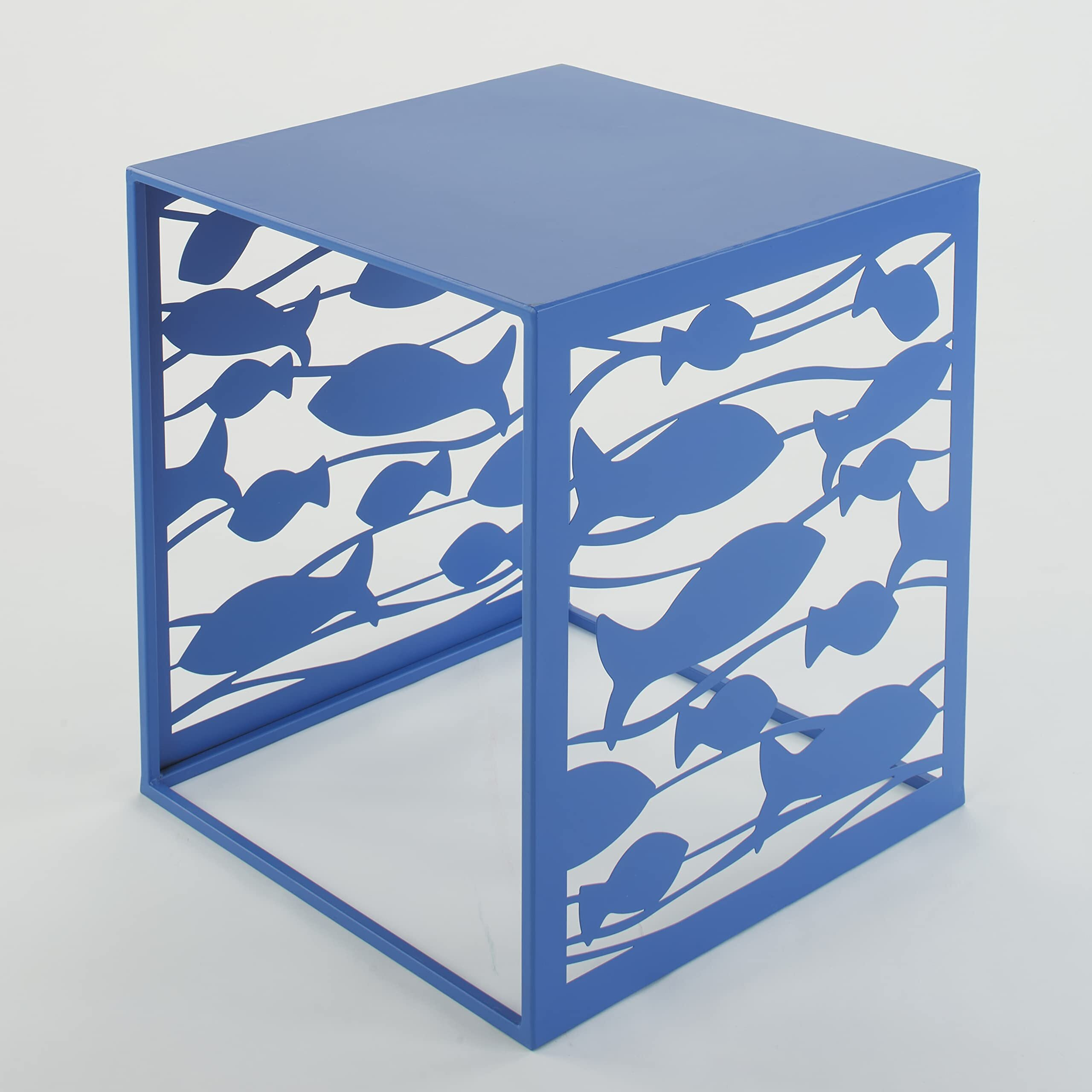 Metal Icon Side Tables - Fish