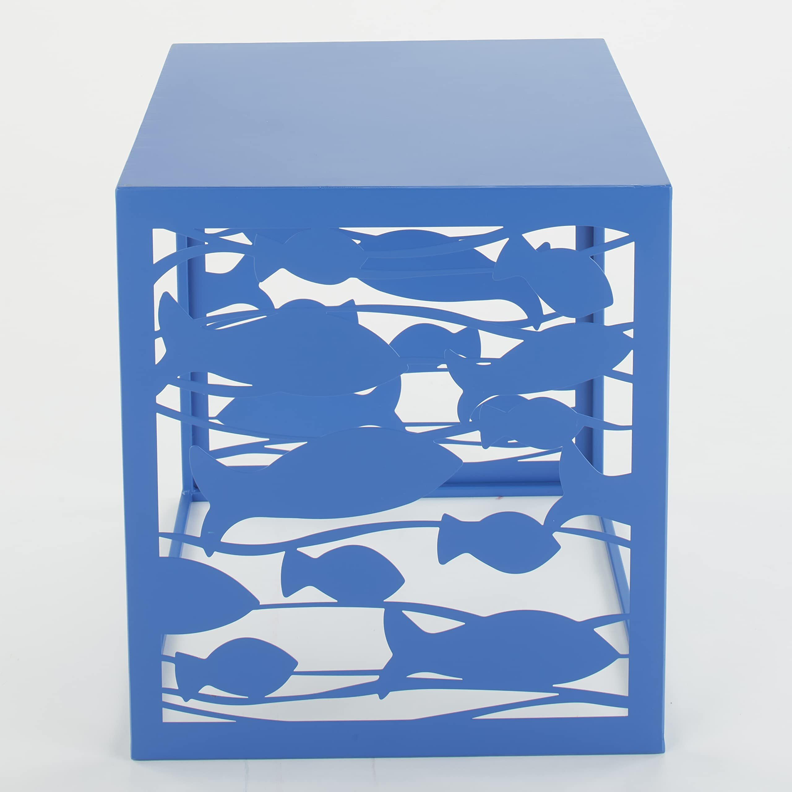 Metal Icon Side Tables - Fish