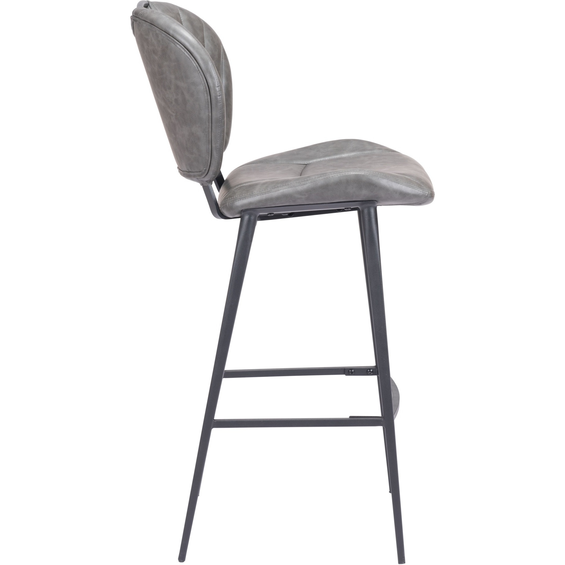 Terrence Barstool Vintage Gray