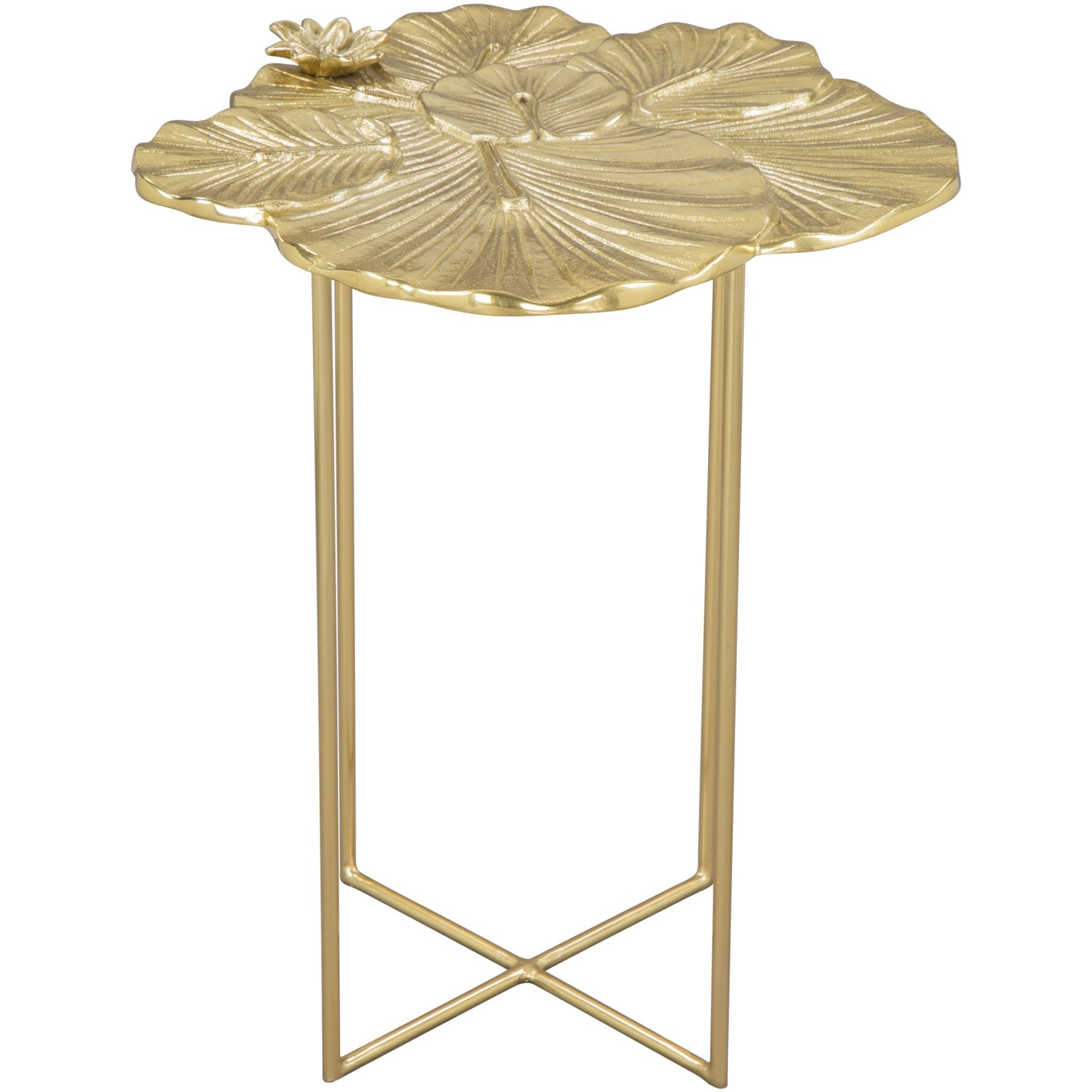 Lotus Side Table Gold
