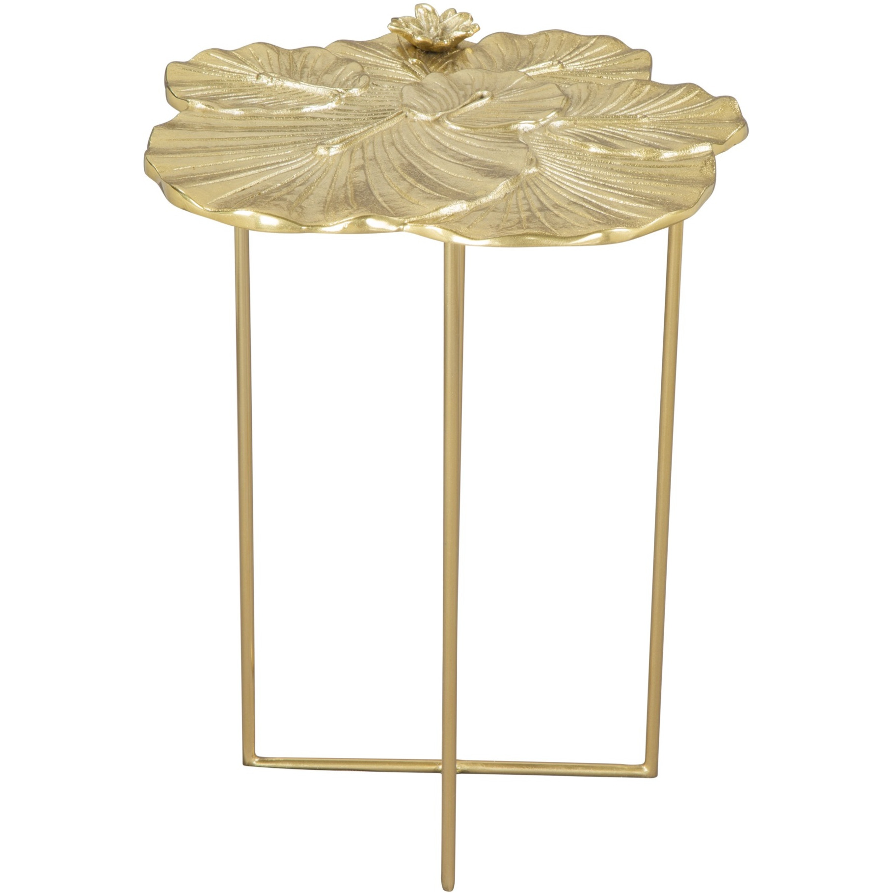 Lotus Side Table Gold