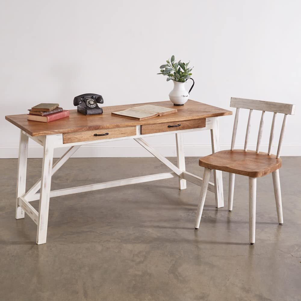 Farmhouse Desk With Matching Chair