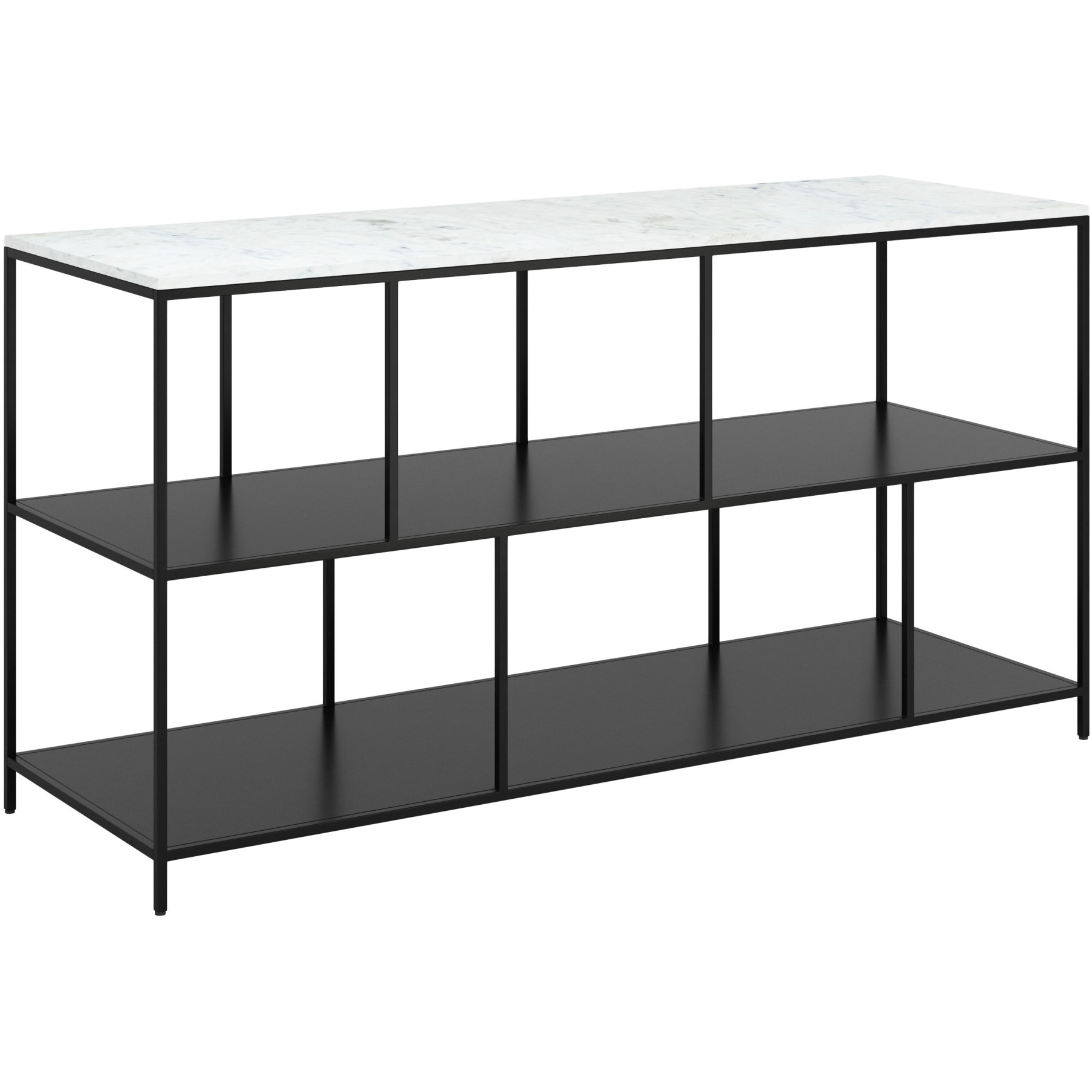 Singularity Console Table White And Black