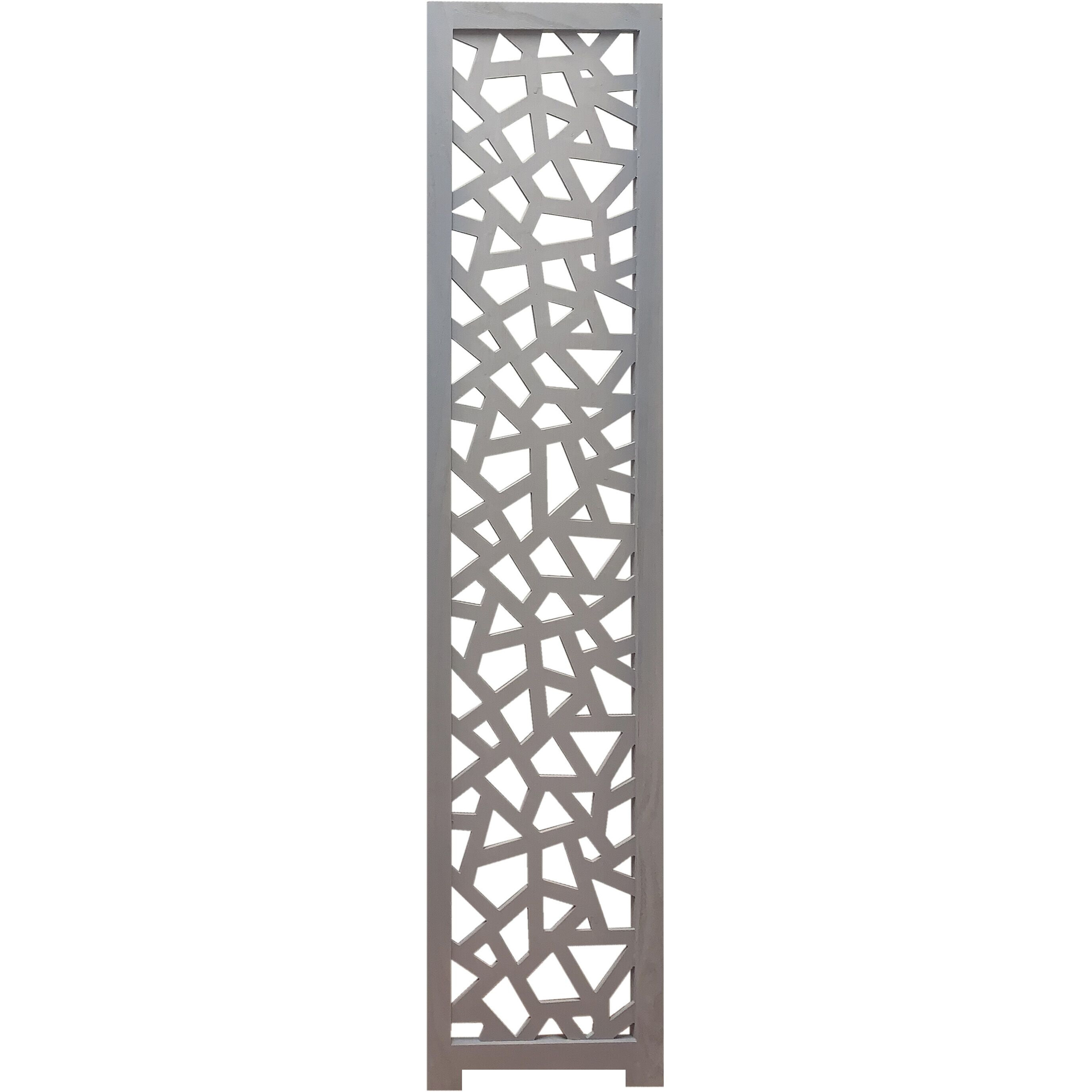 67 X 1.5 X 50 Gray Wood  Screen