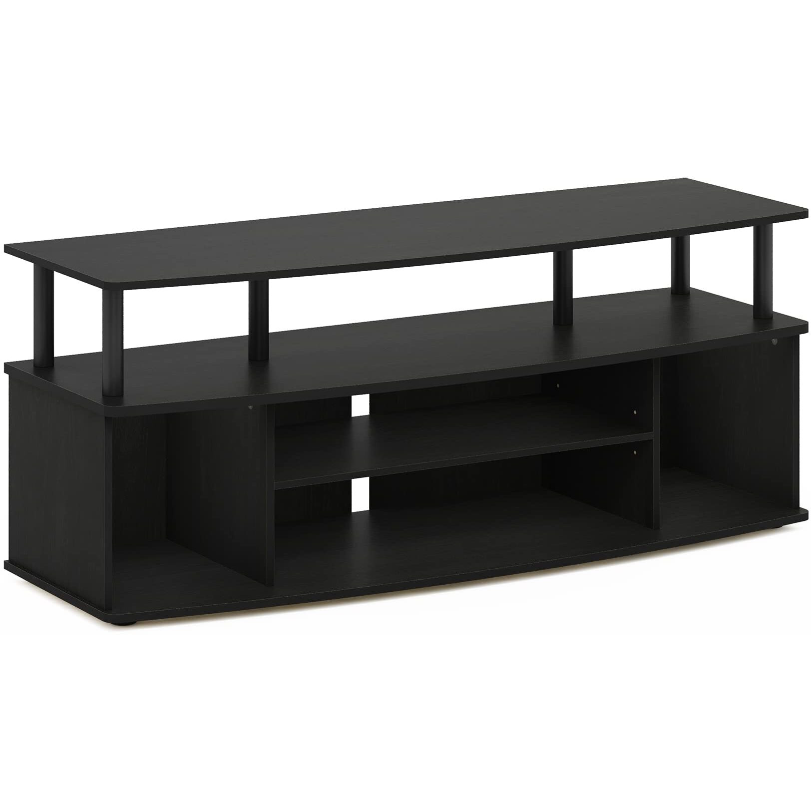 Furinno Jaya Large Entertainment Center Hold Up To 55-In Tv  Blackwood