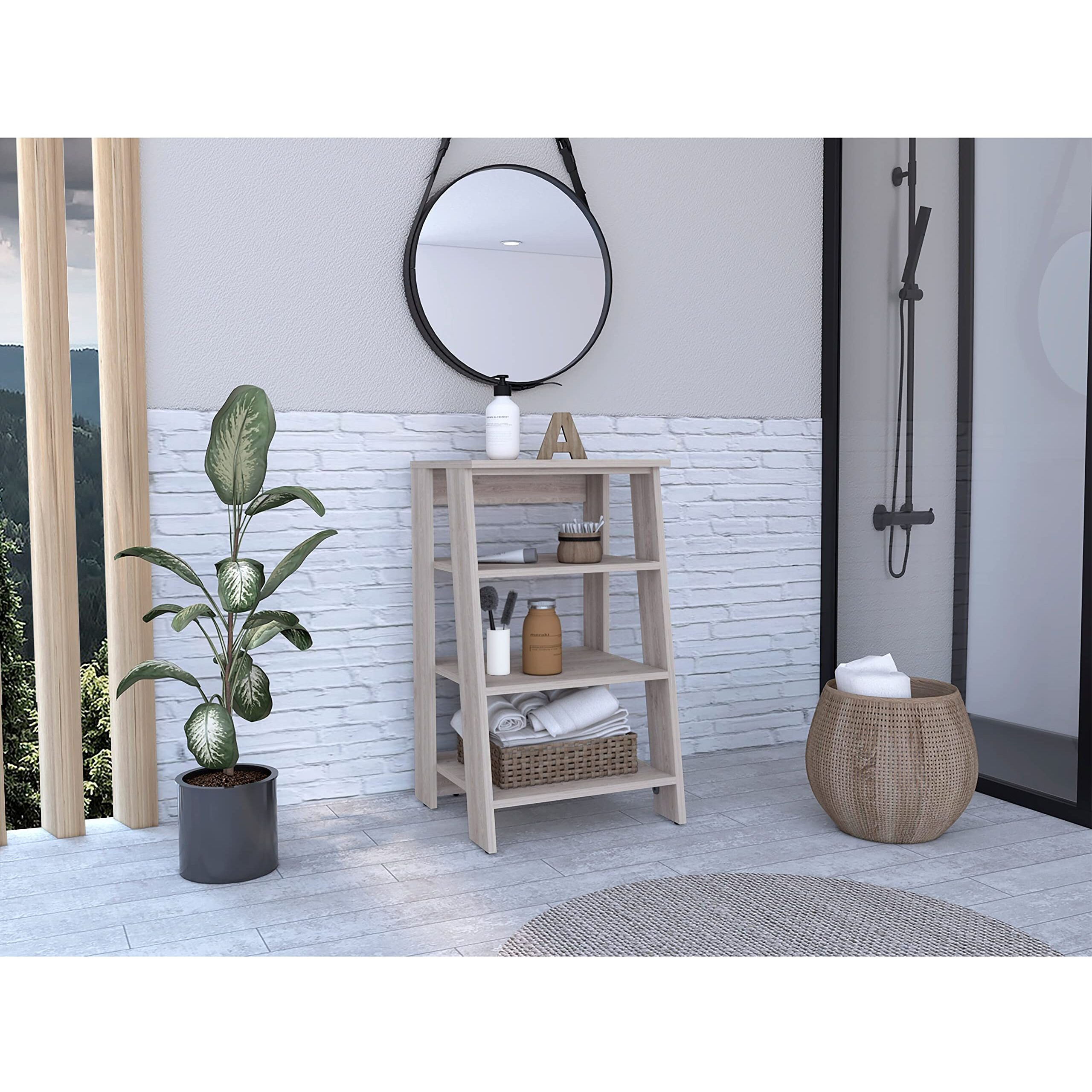 Phoenix Linen Cabinet Four Shelves(D0102H2Rl1A)