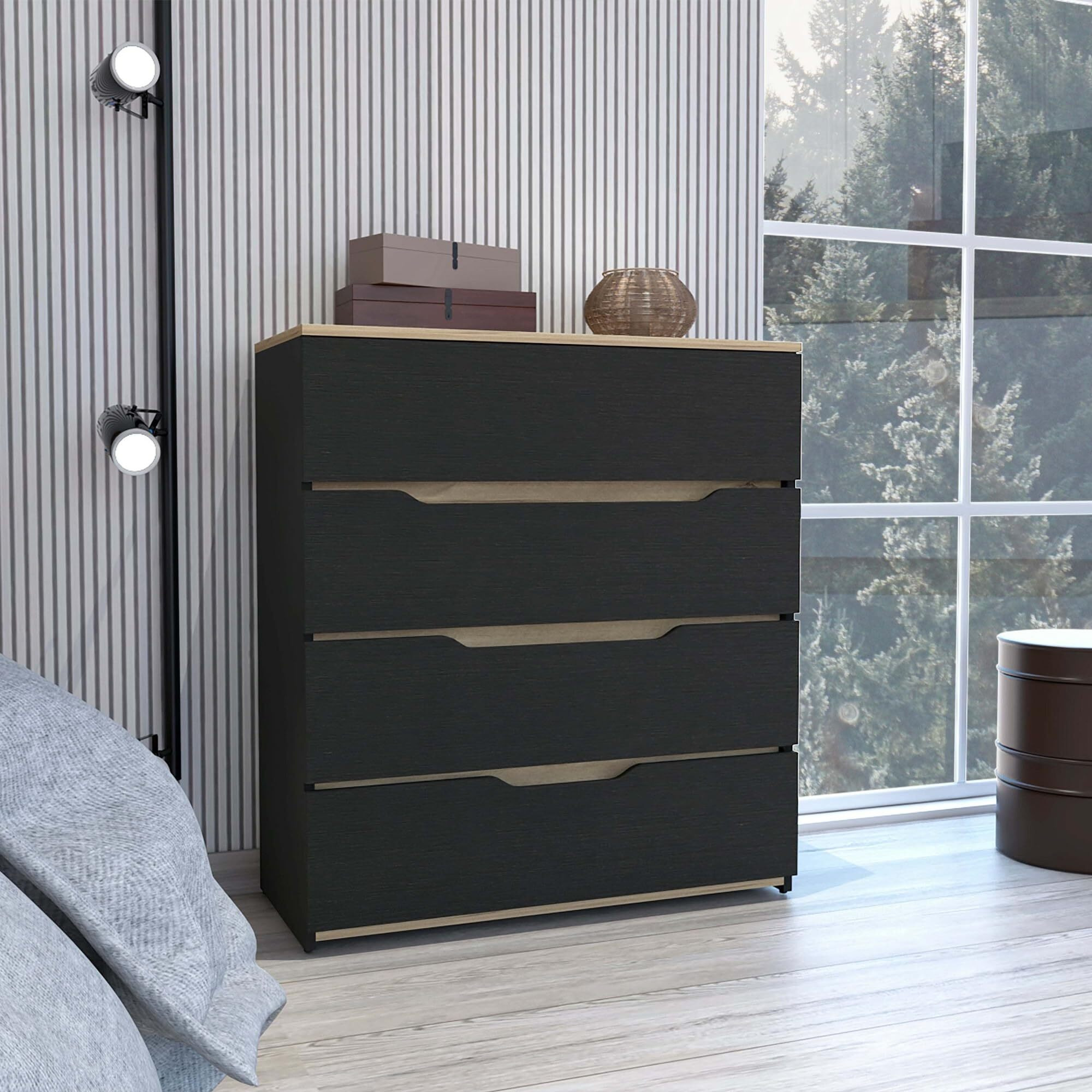 California Drawer Dresser Four Spacious Drawers Superior Top(D0102H2R07Y)