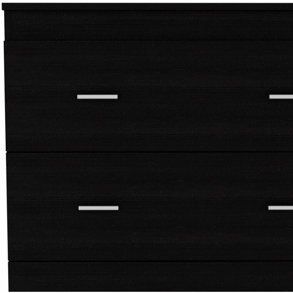33"" Black Three Drawer Dresser