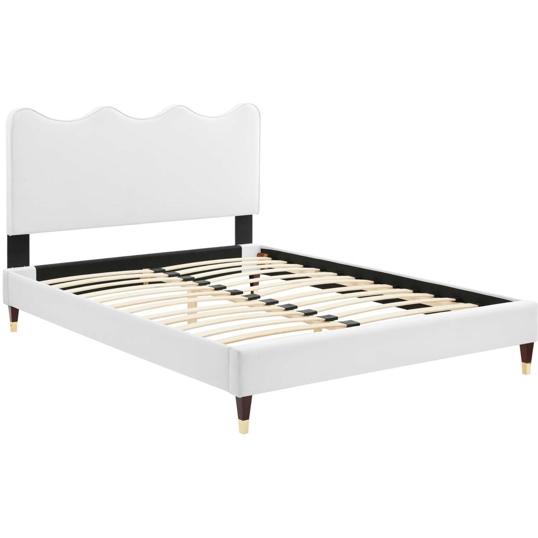 Current Performance Velvet Twin Platform Bed
