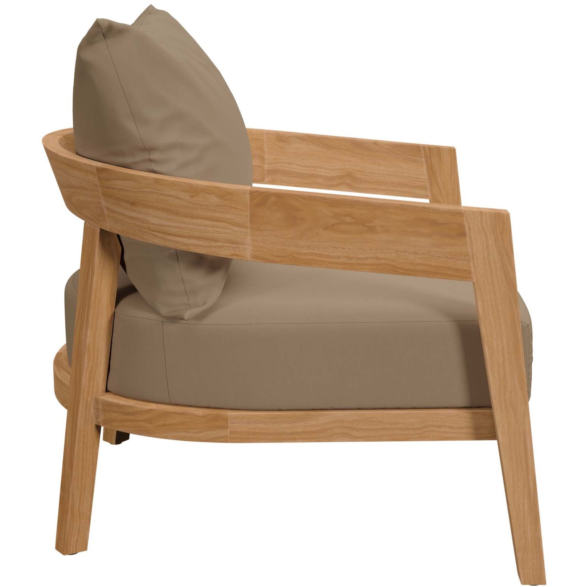 Brisbane Teak Wood Outdoor Patio Armchair