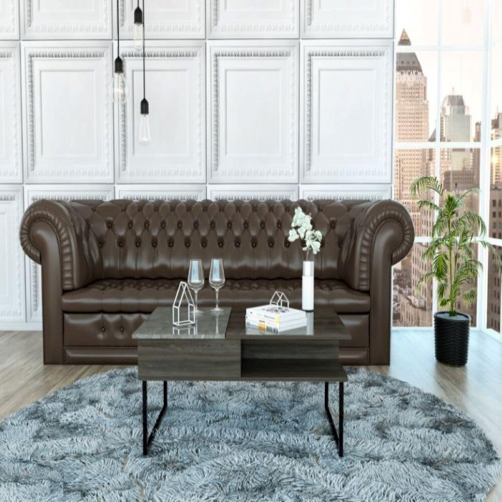 Lift Top Coffee Table Juvve  One Shelf  Carbon Espresso  Onyx Finish(D0102Hge1Wy)