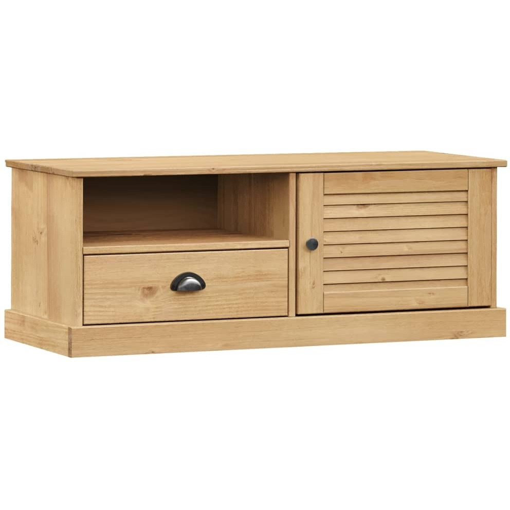 Vidaxl Tv Stand Vigo 41.7"&quotX15.7"&quotX15.7"" Solid Wood Pine