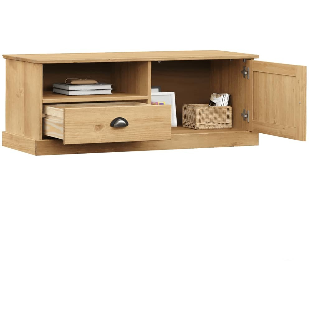 Vidaxl Tv Stand Vigo 41.7"&quotX15.7"&quotX15.7"" Solid Wood Pine
