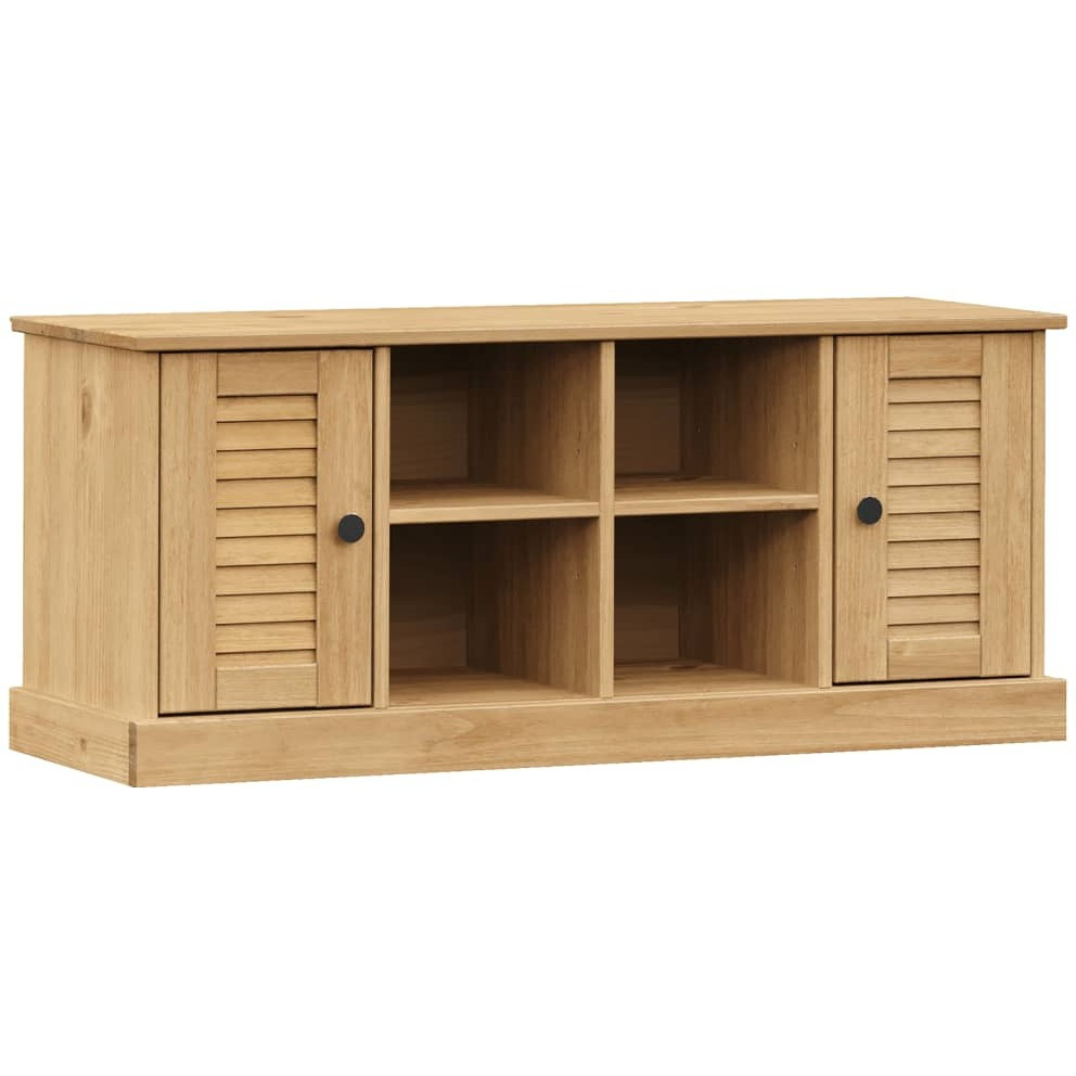 Vidaxl Shoe Bench Vigo 41.7"&quotX13.8"&quotX17.7"" Solid Wood Pine