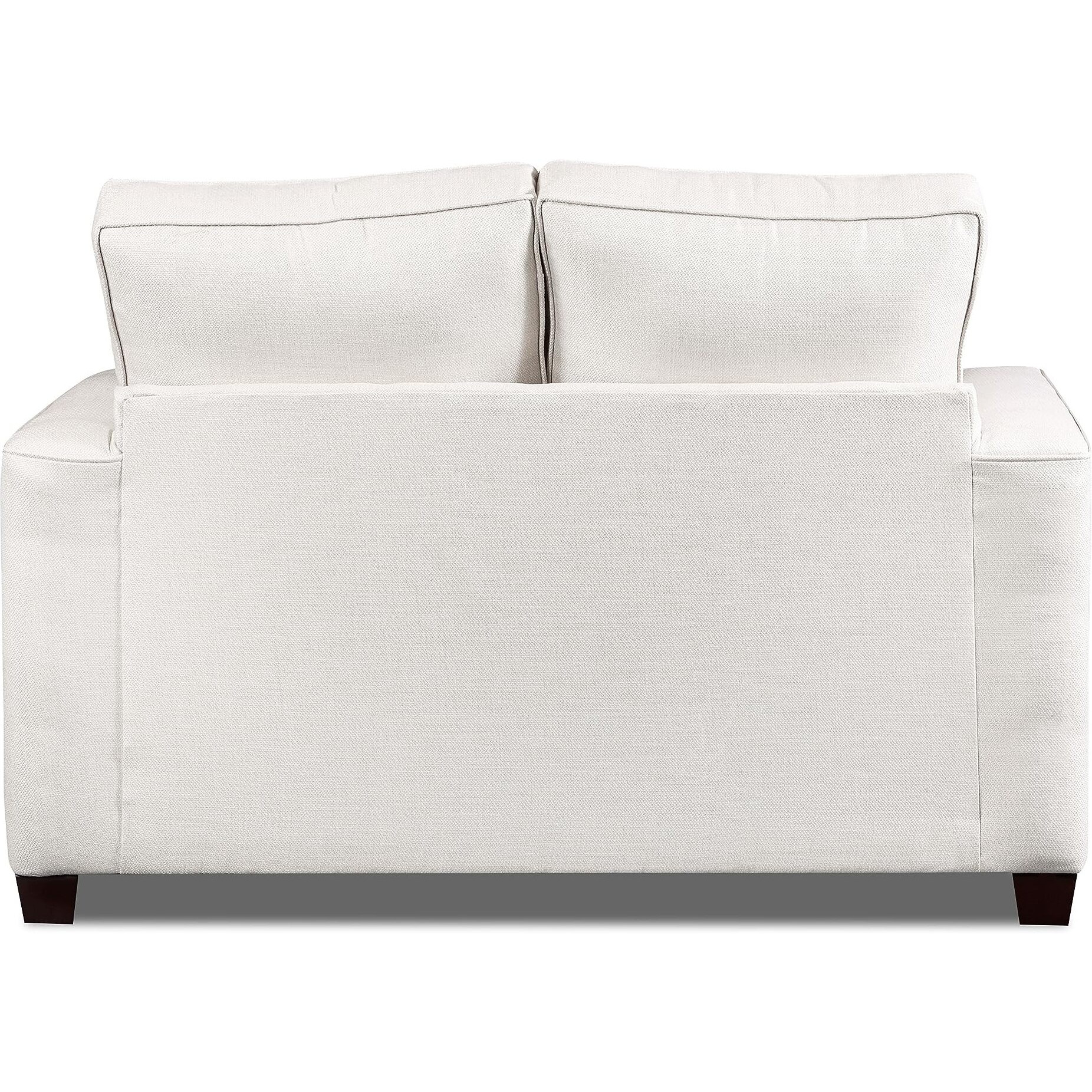 Living Room Relay Mist Loveseat With Two Throw Pillows