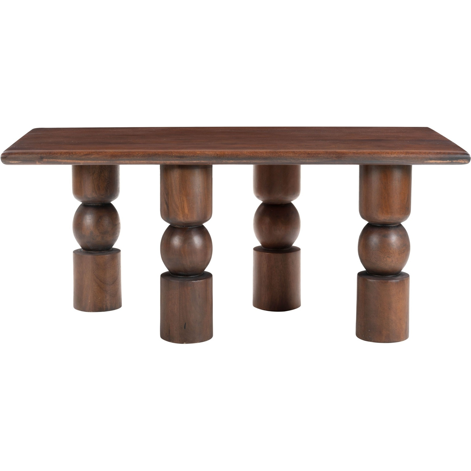 Split Coffee Table Brown