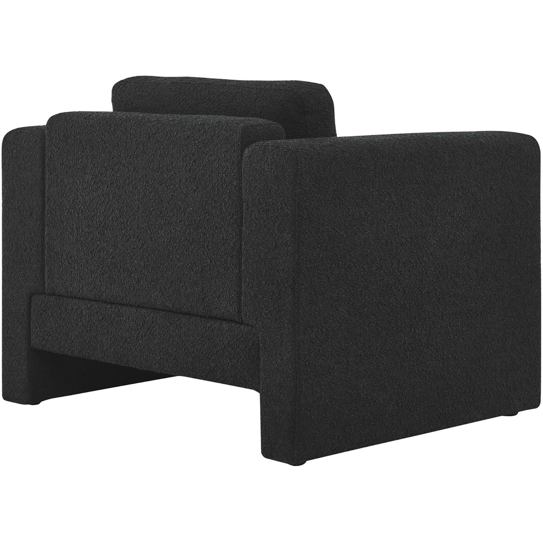 Visible Boucle Fabric Armchair