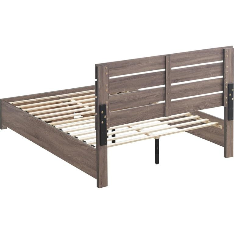 Brantford Eastern King Storage Bed Barrel Oak