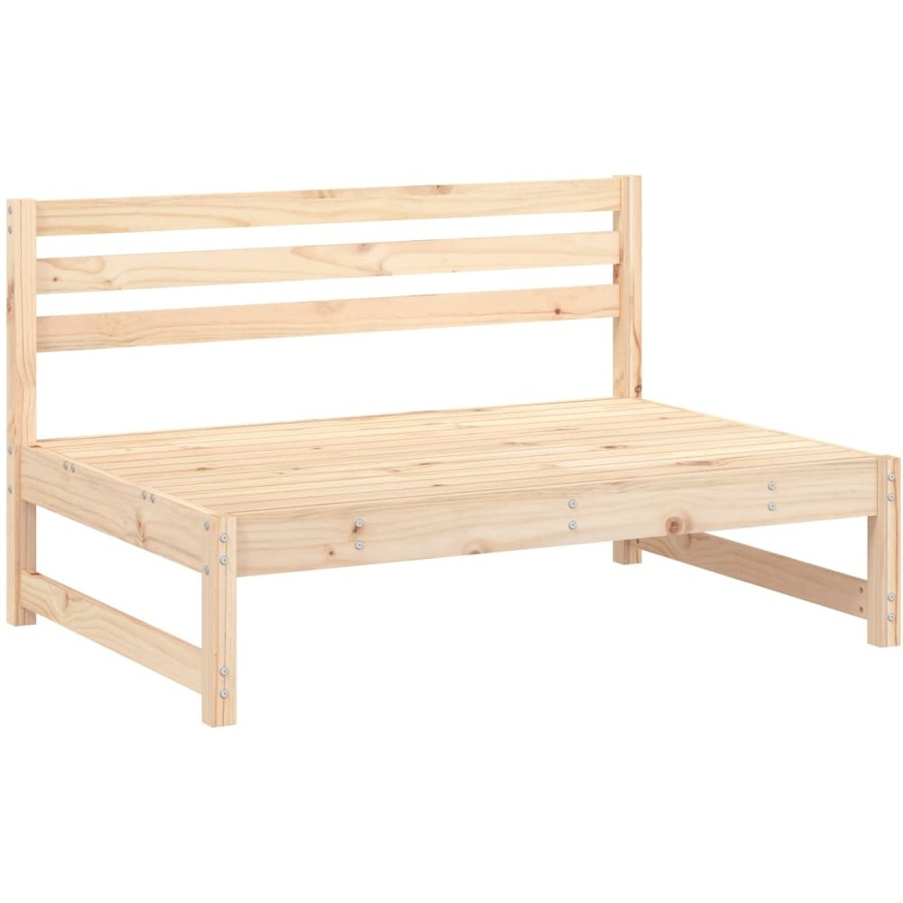 Vidaxl Middle Sofa 47.2"&quotX31.5"" Solid Wood Pine