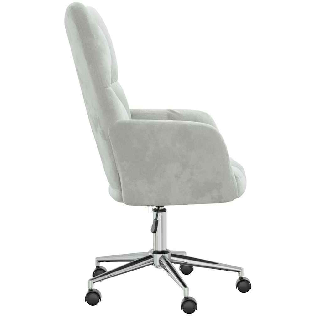 Vidaxl Relaxing Chair Light Gray Velvet