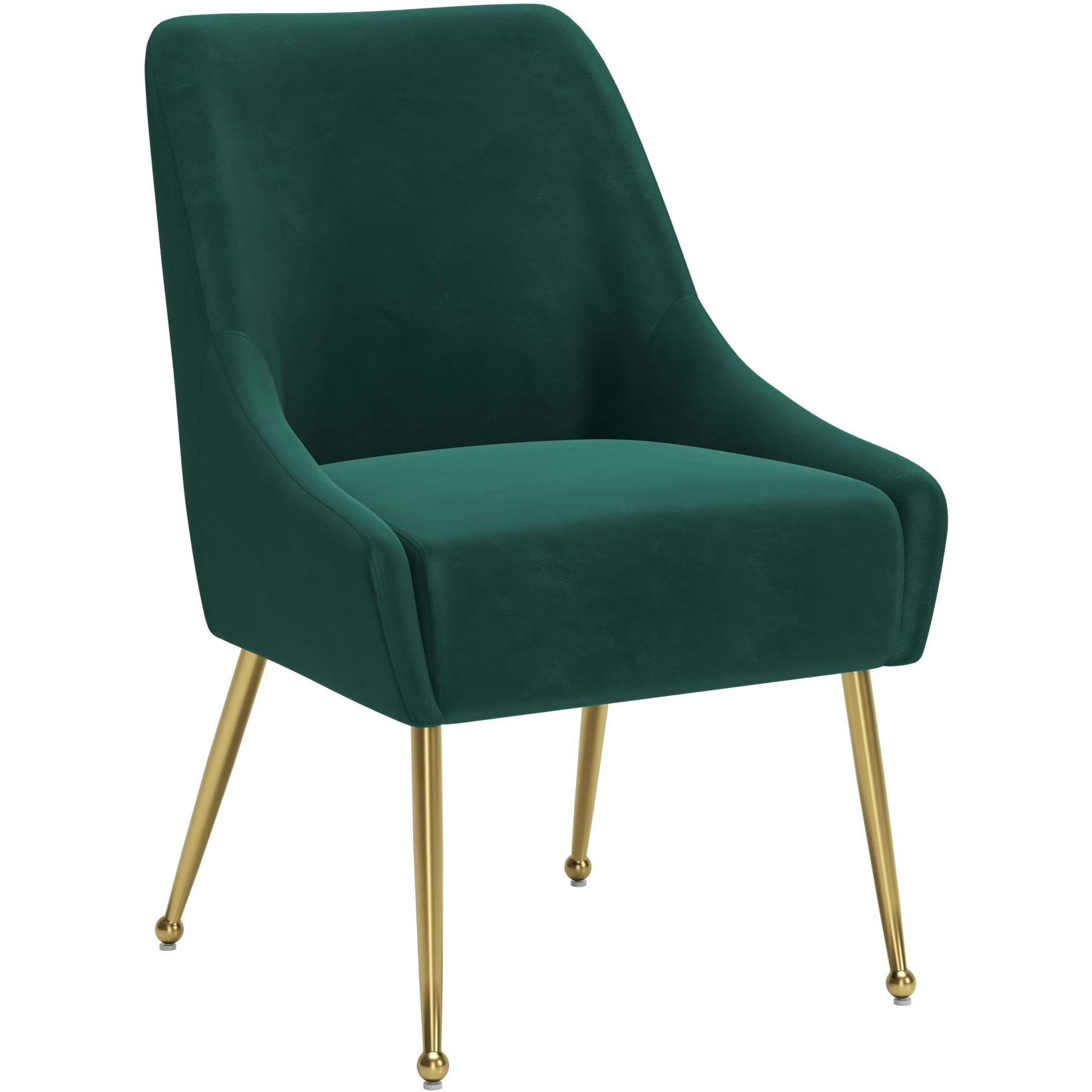 Maxine Dining Chair Green & Gold