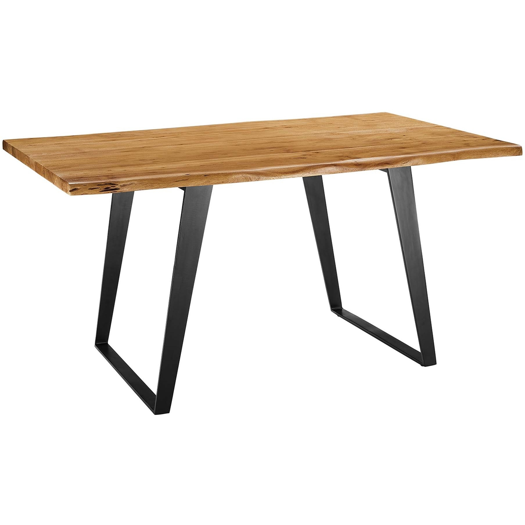 Viggo 60"" Live Edge Acacia Wood Acacia Wood Dining Table