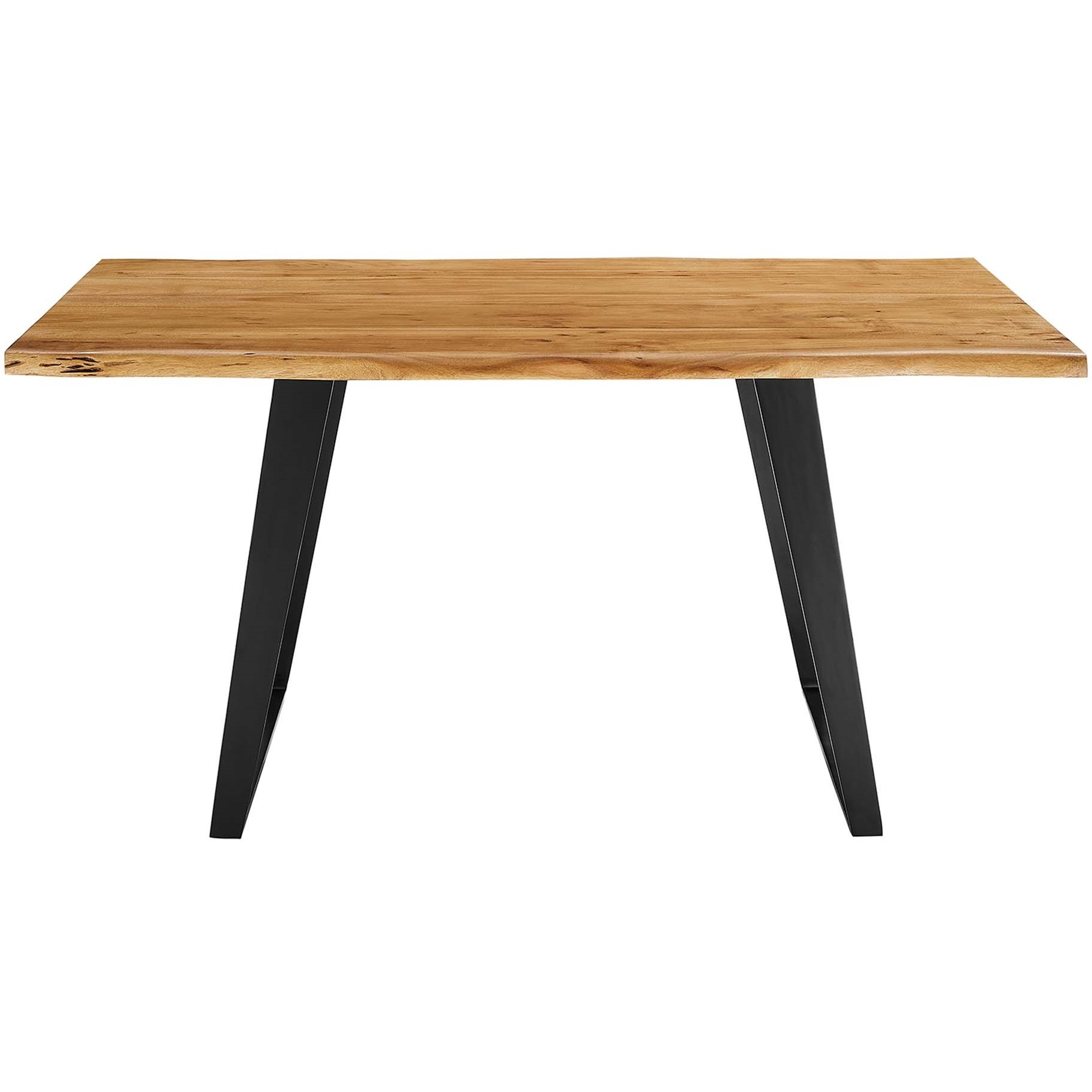 Viggo 60"" Live Edge Acacia Wood Acacia Wood Dining Table