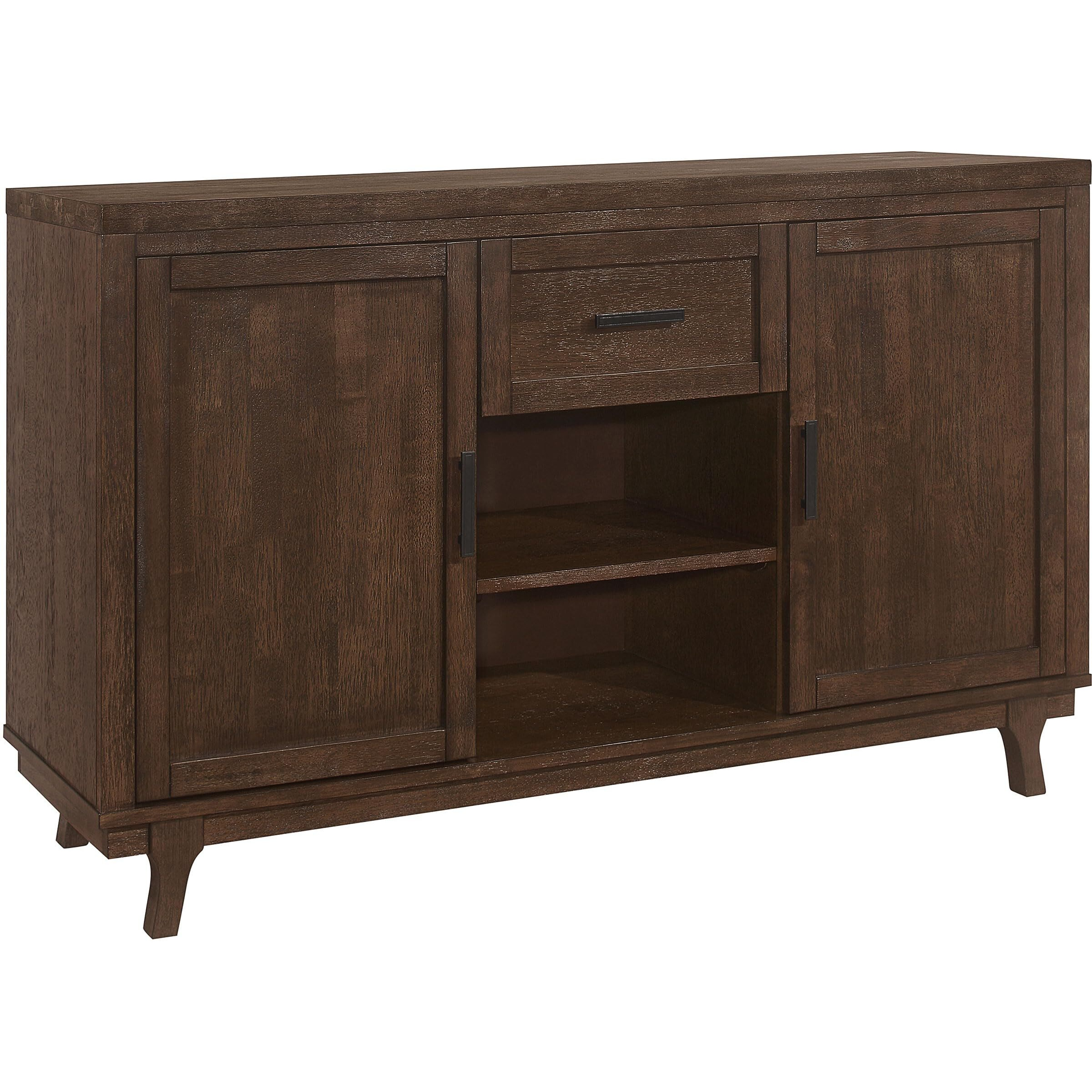 Reynolds 2-Door Dining Sideboard Server Brown Oak