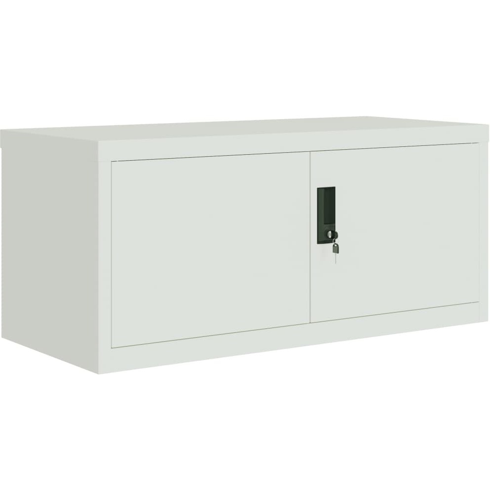 Vidaxl File Cabinet Light Gray 35.4X15.7X70.9 Steel