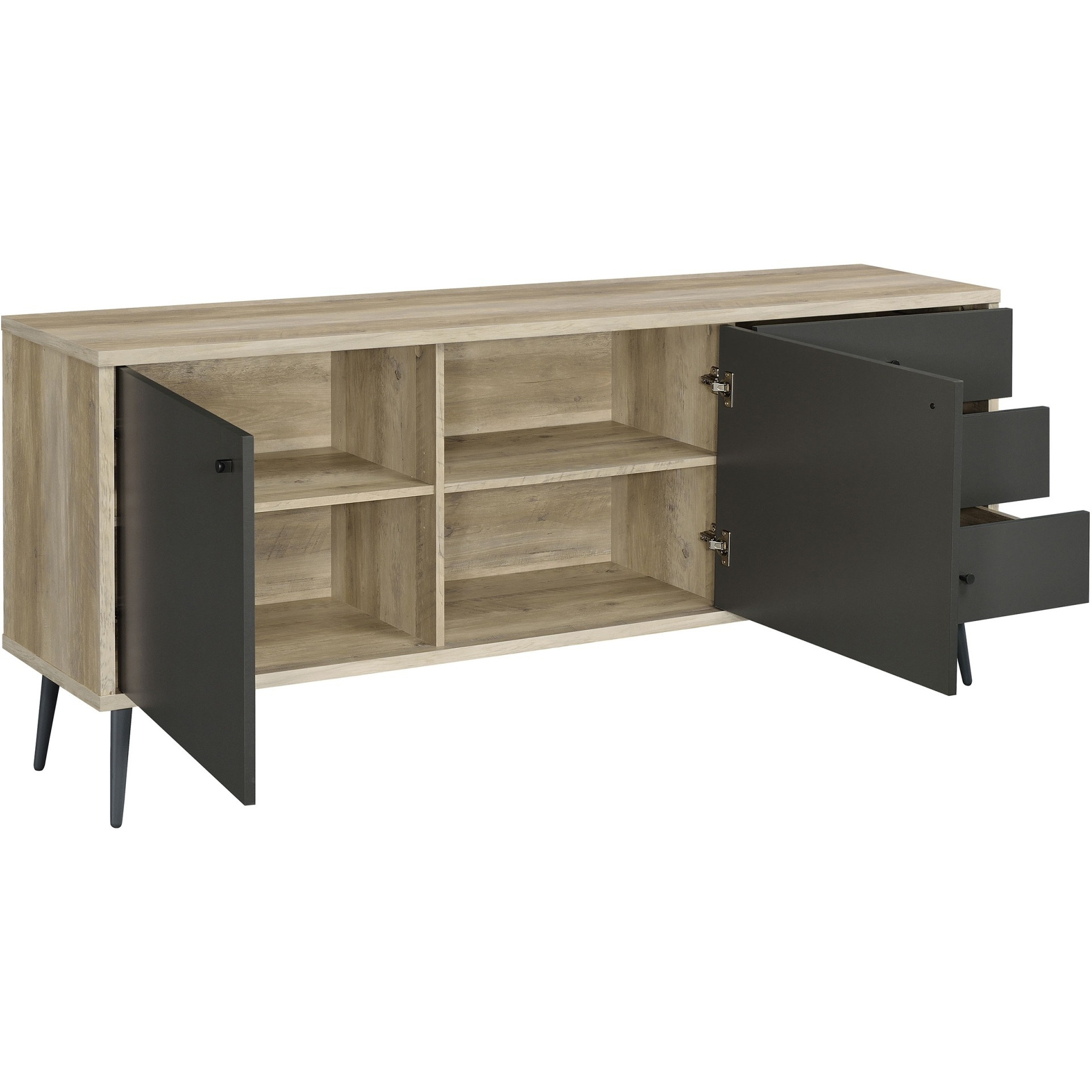 Accent Cabinet Living Room Mid-Century Modern