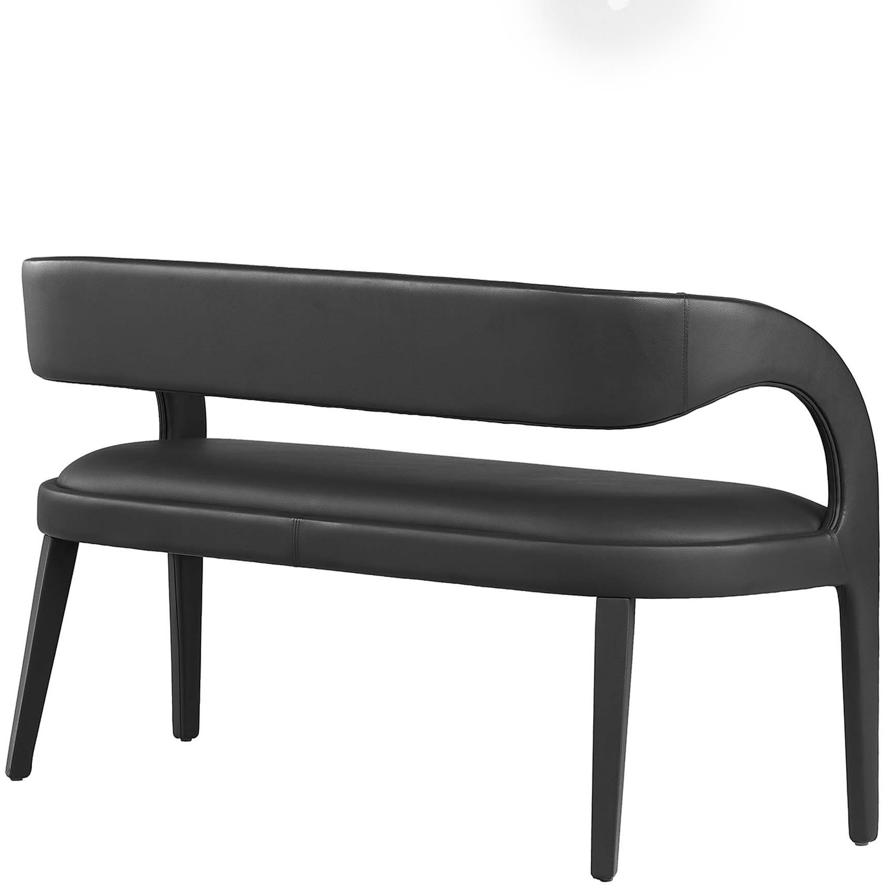Pinnacle Vegan Leather Accent Bench