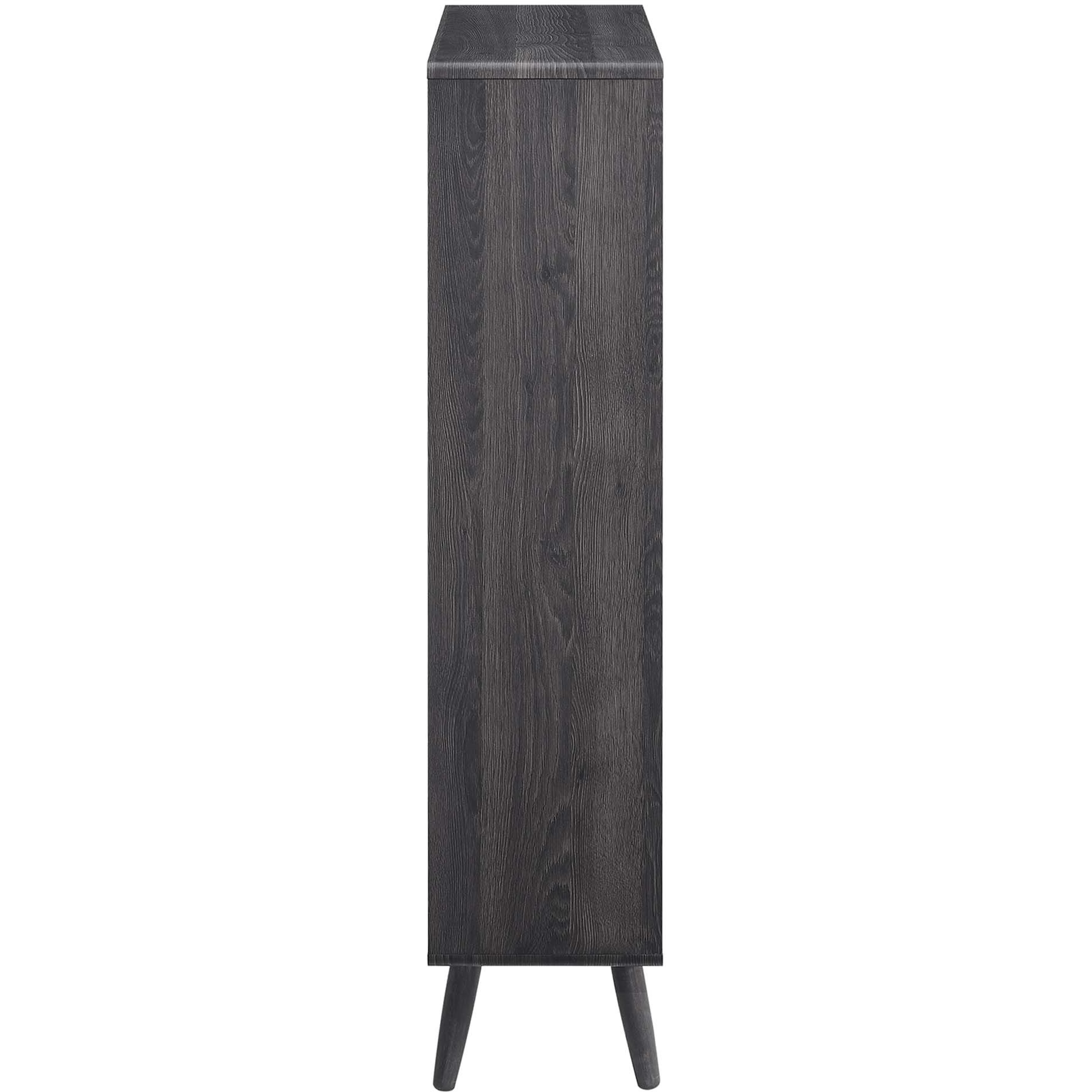 Transmit 5 Shelf Wood Grain Bookcase