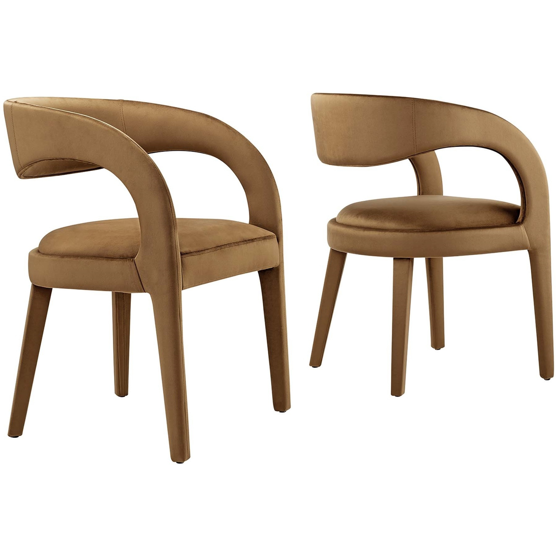 Pinnacle Performance Velvet Dining Chair Set Of Two