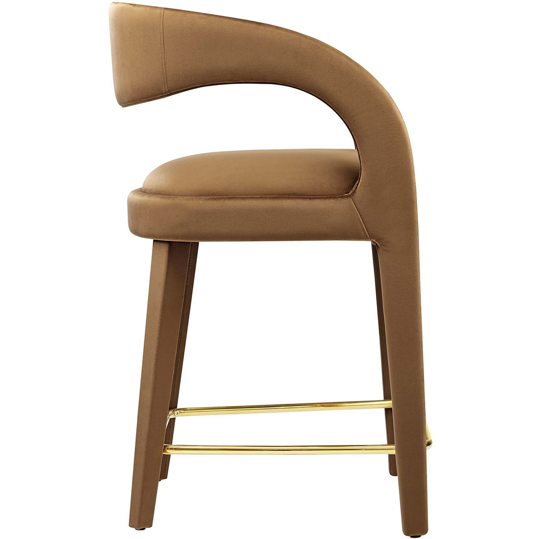 Pinnacle Performance Velvet Counter Stool Set Of Two