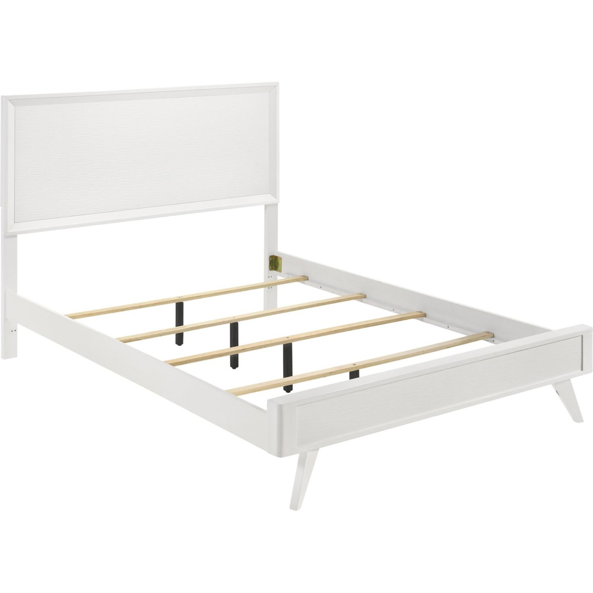 Janelle Eastern King Panel Bed White