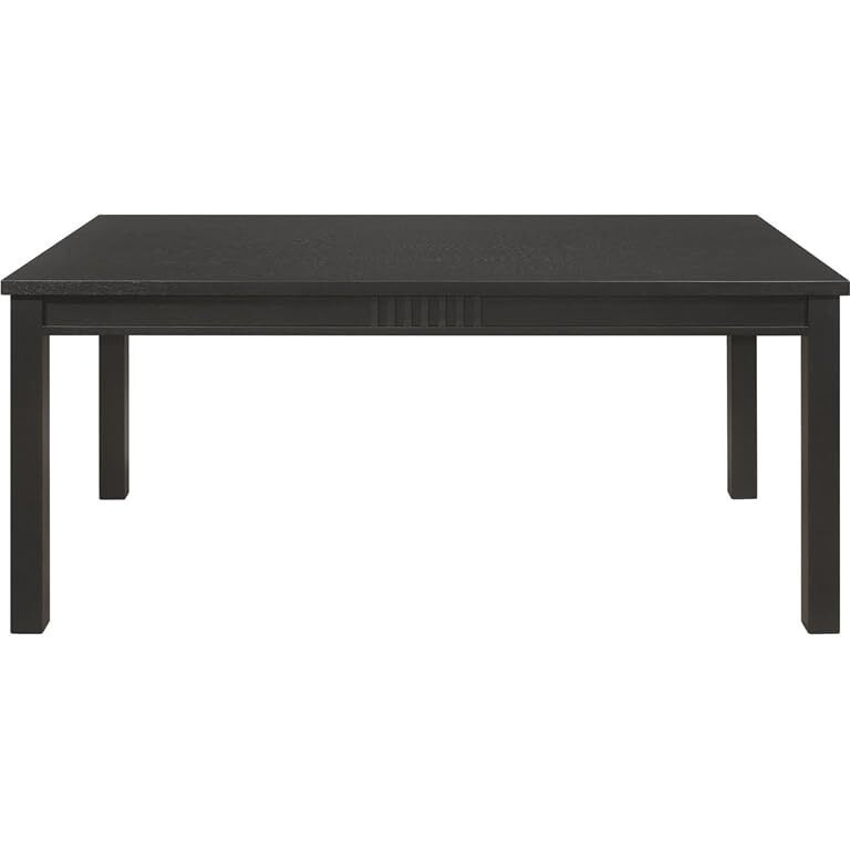 Marbrisa Rectangular Dining Table Matte Black