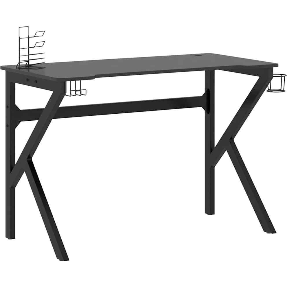 Vidaxl Gaming Desk With K Shape Legs Black 43.3X23.6X29.5