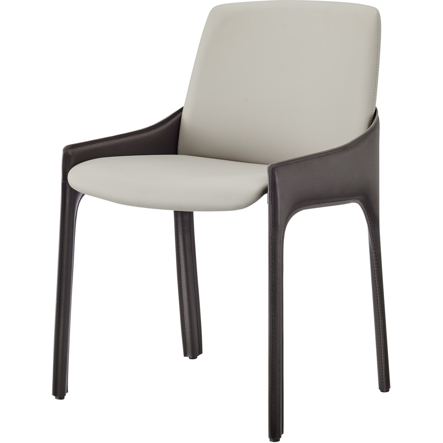 Stella Faux Leather Dining Side Chair  (Set Of 2)